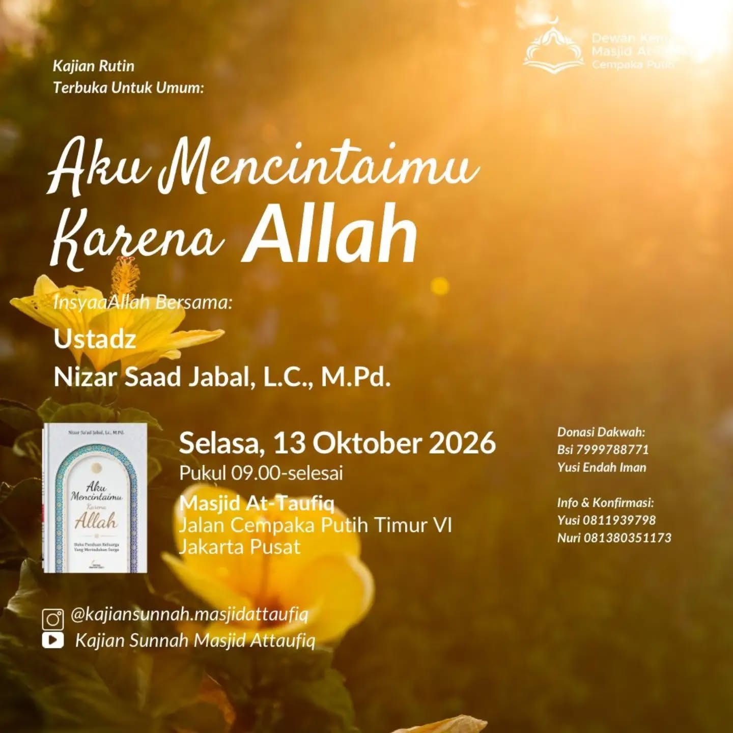 Poster asli dari @kajiansunnah.masjidattaufiq