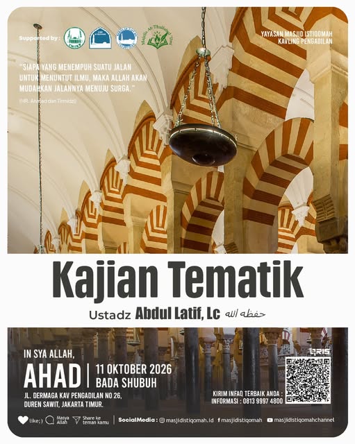 Poster asli dari @masjidistiqomah.id
