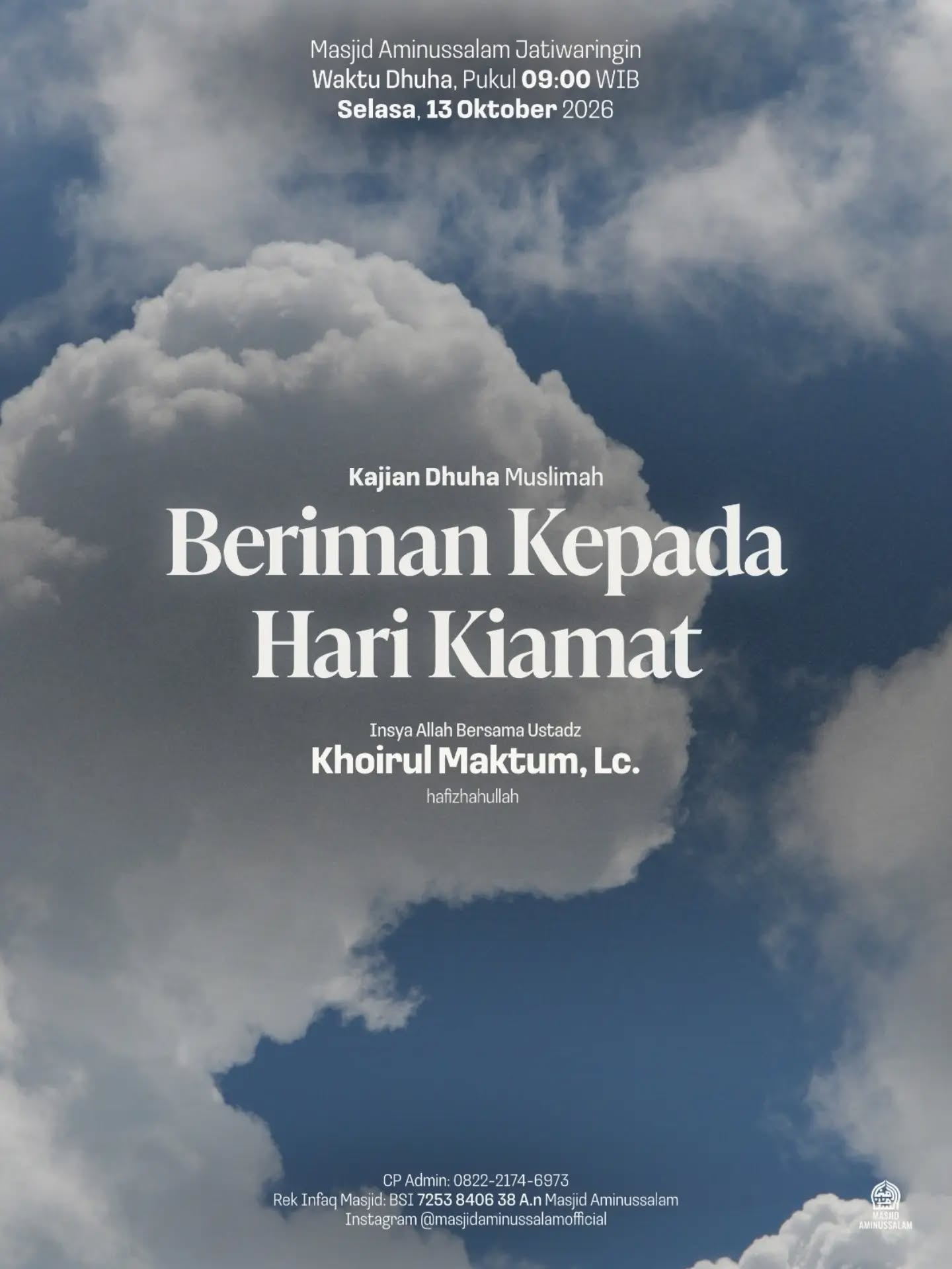 Poster asli dari @masjidaminussalamofficial