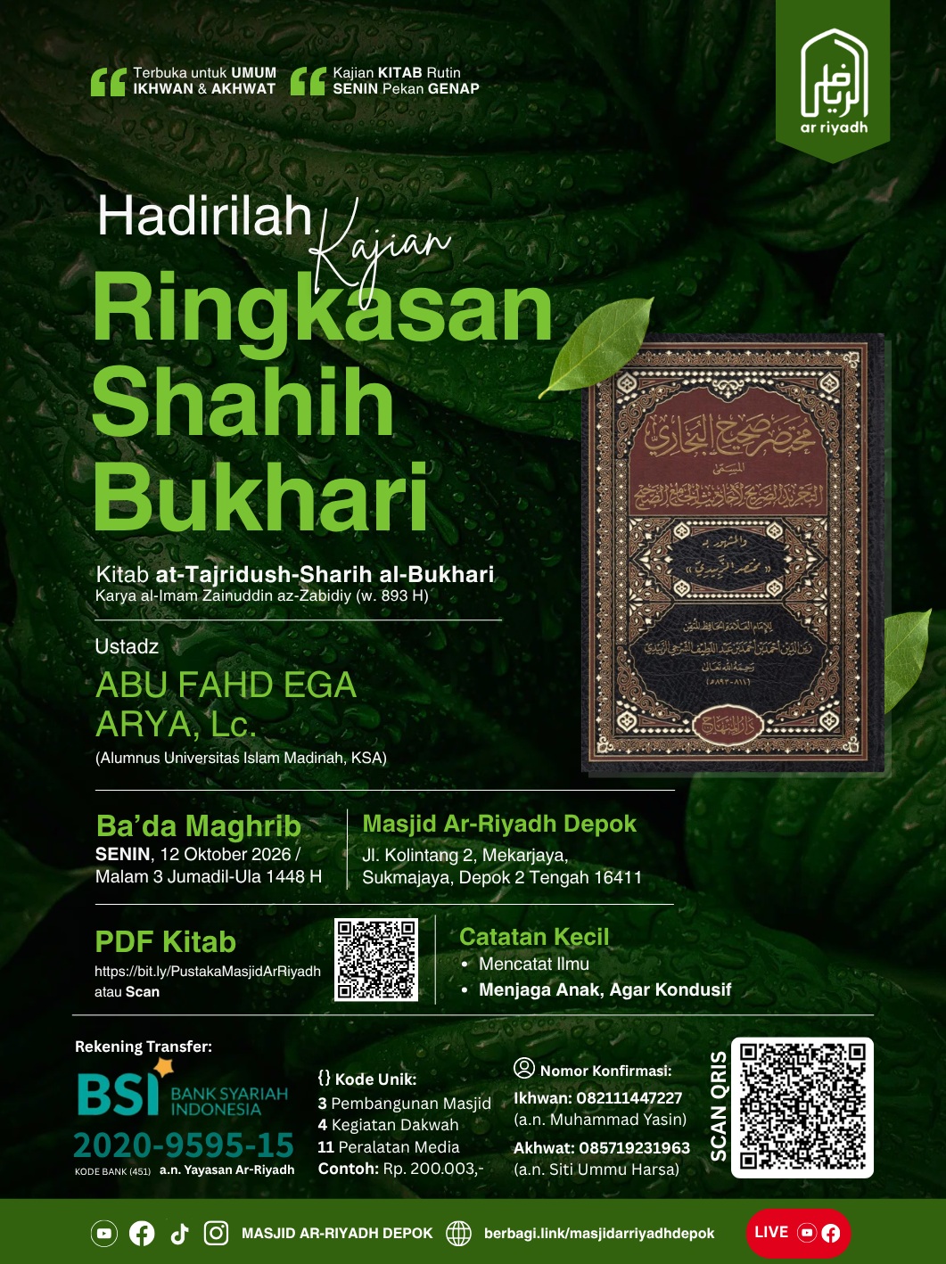 Poster asli dari @mtarriyadh_depok