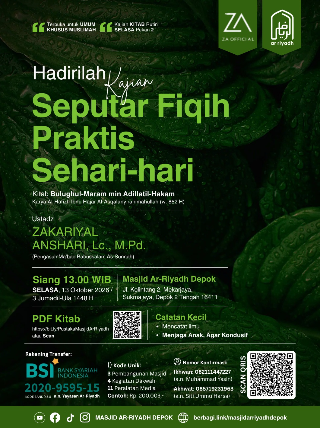 Poster asli dari @mtarriyadh_depok