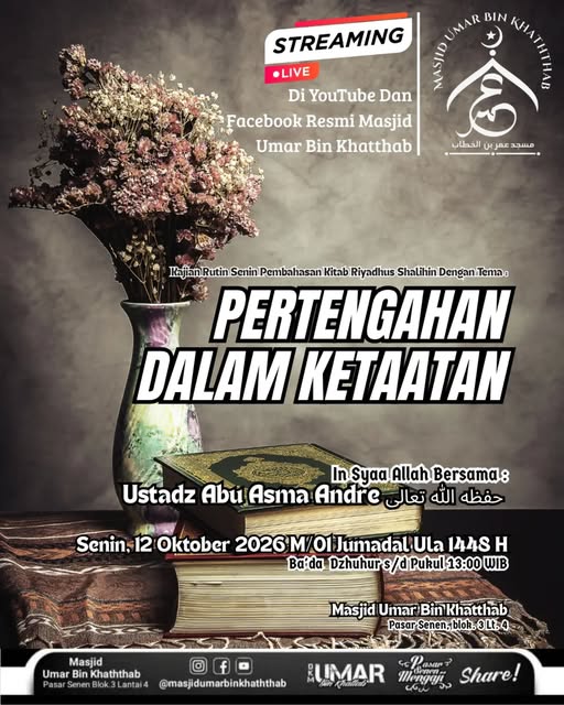 Poster asli dari @masjidumarbinkhaththab