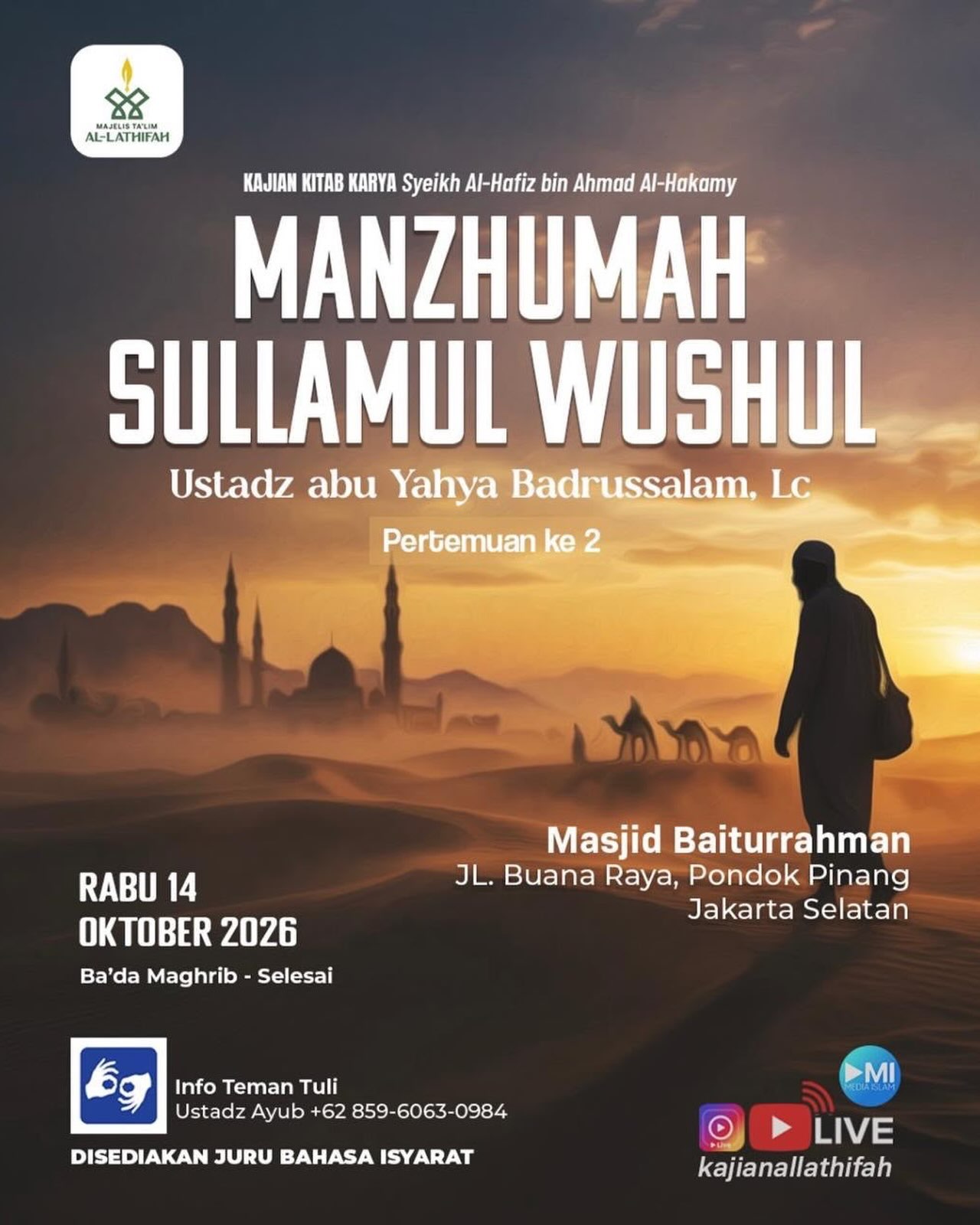 Poster asli dari @mosquebaiturrahman