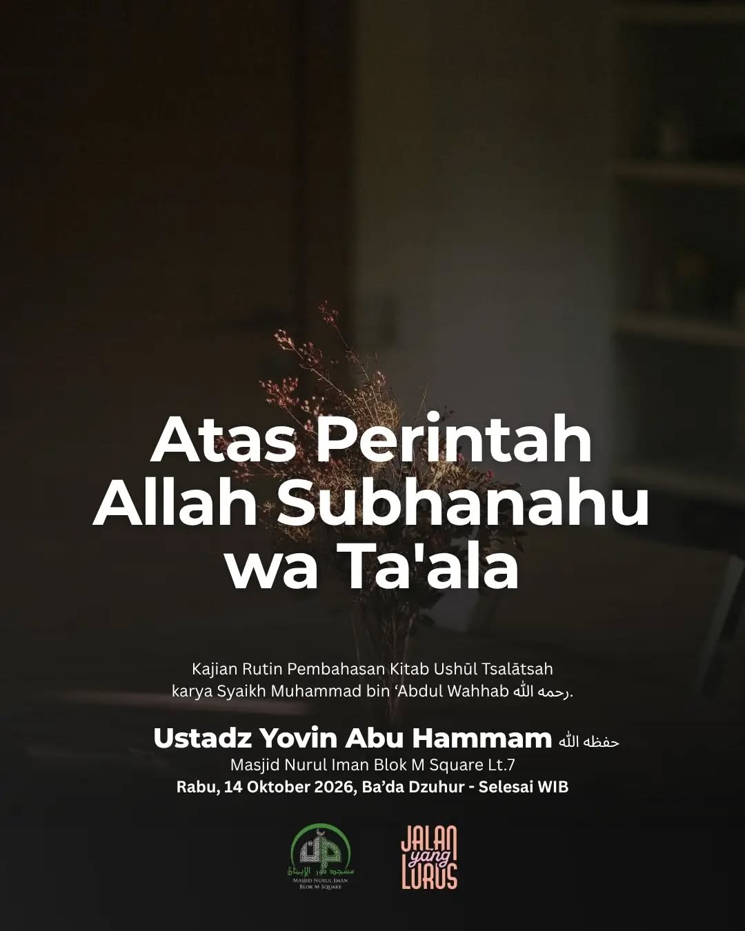 Poster asli dari @masjidnuruliman