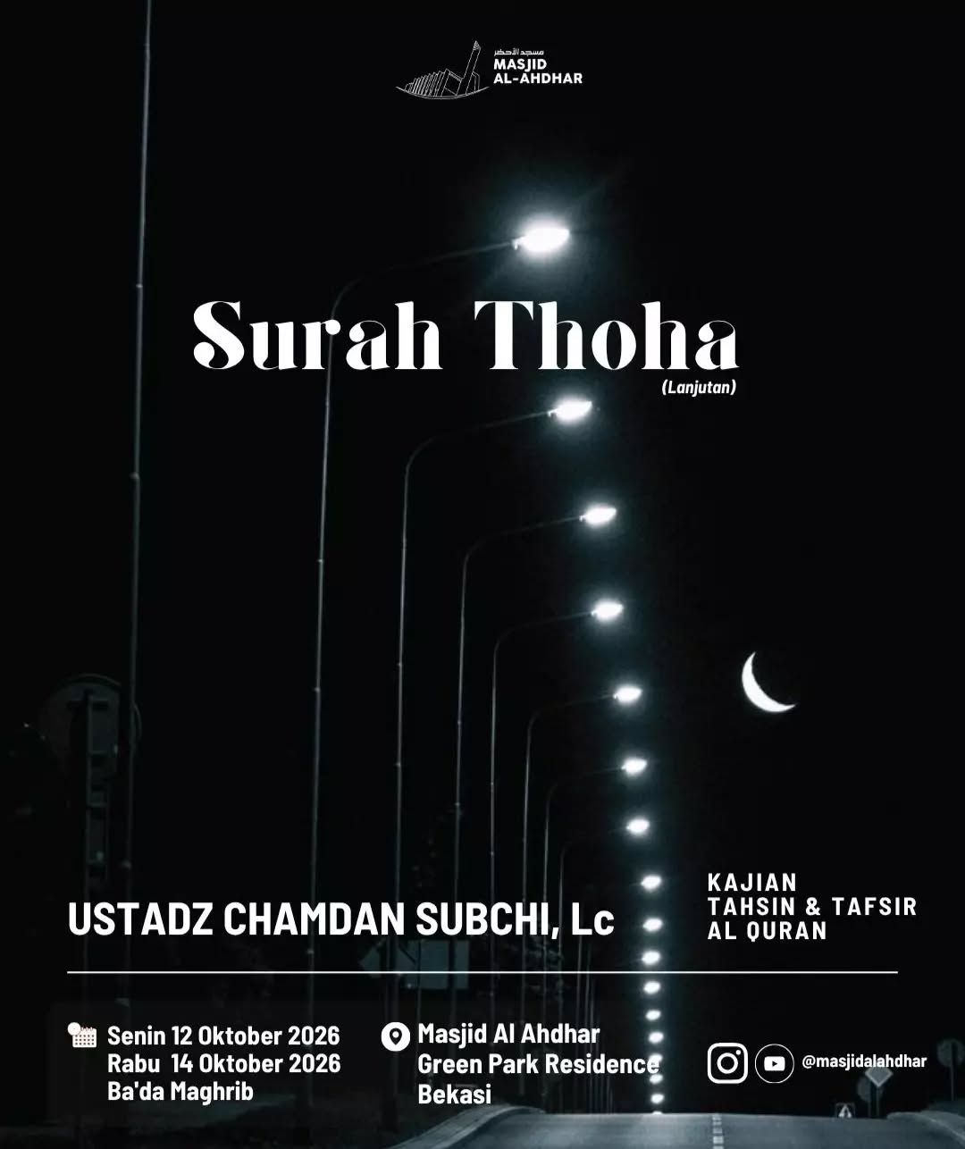 Poster asli dari @masjidalahdhar