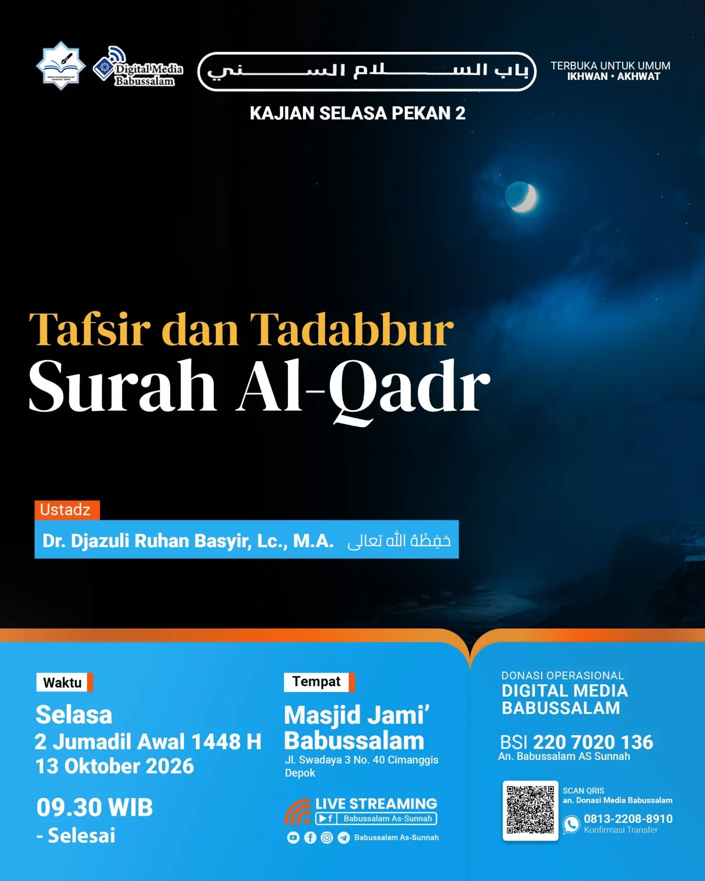 Poster asli dari @babussalam_assunnah