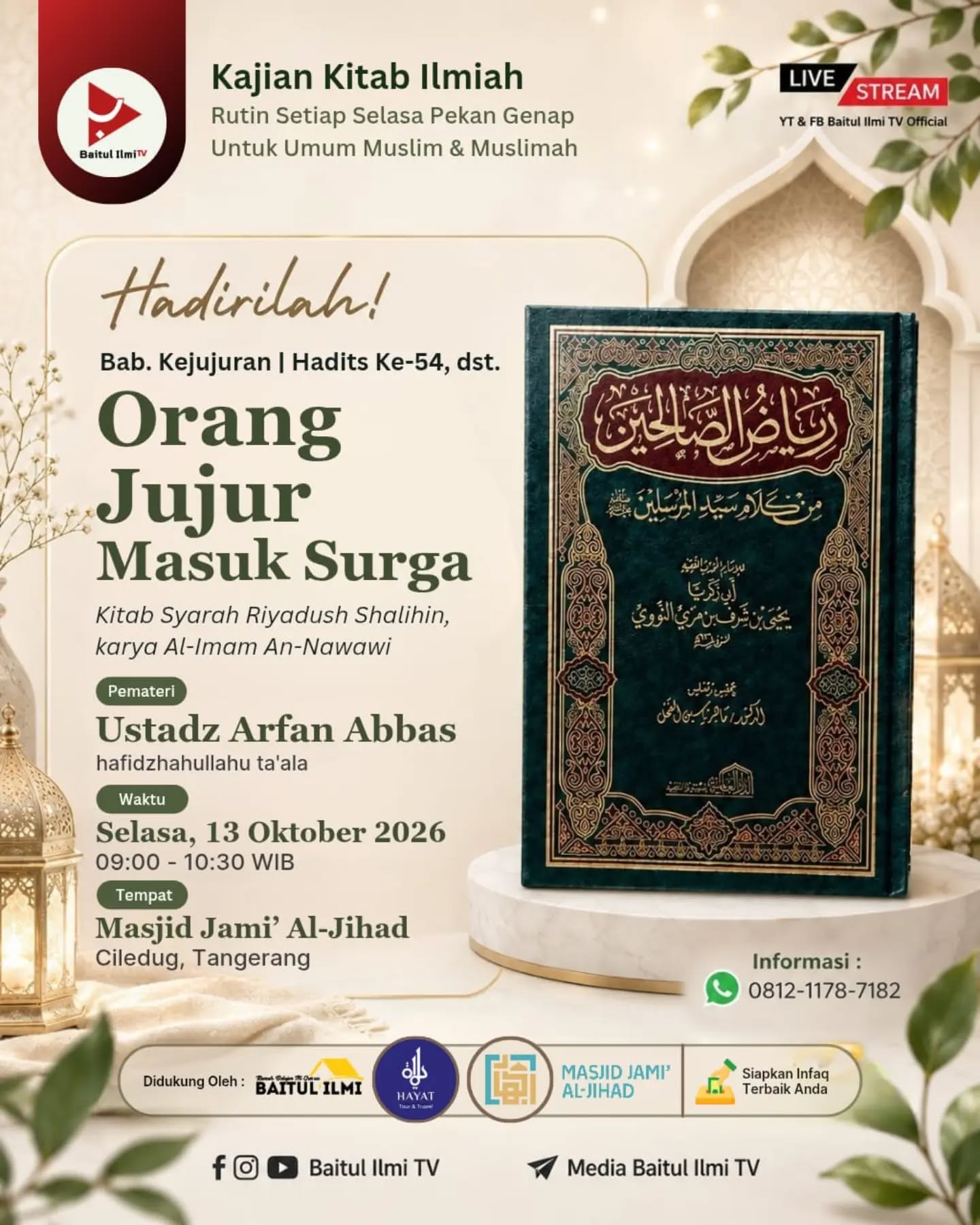 Poster asli dari @masjid.jamialjihad
