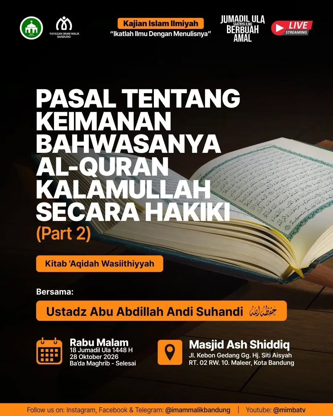 Poster asli dari @imammalikbandung