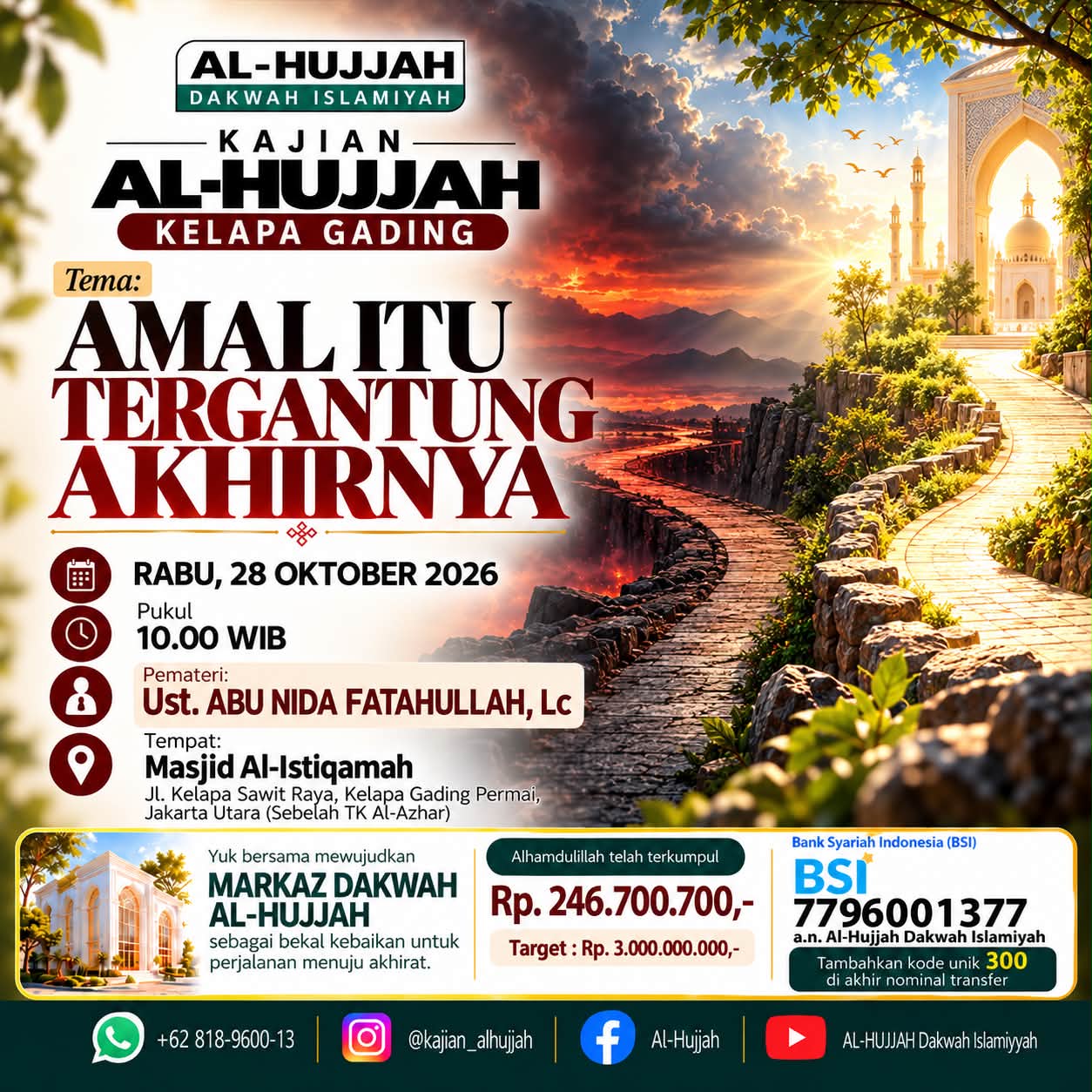Poster asli dari @kajian_alhujjah