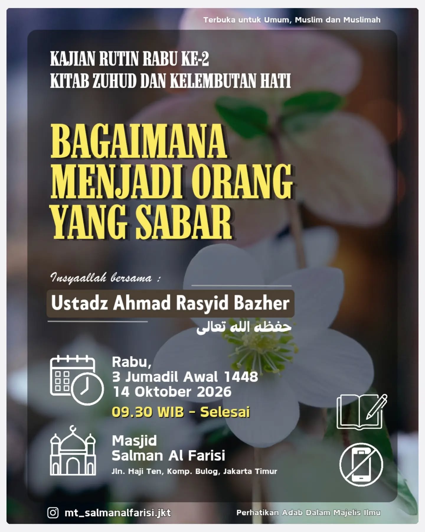 Poster asli dari @mt_salmanalfarisi.jkt