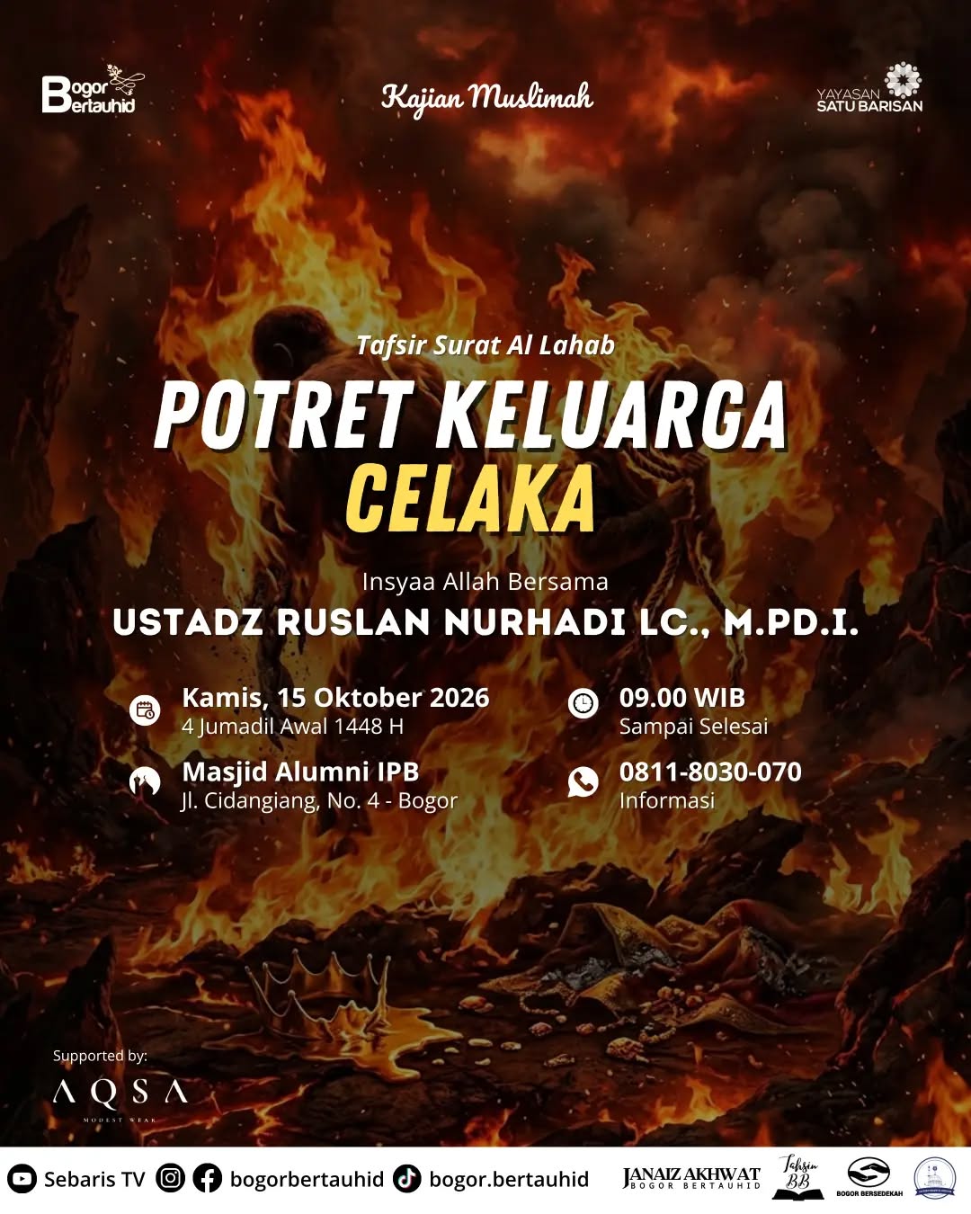 Poster asli dari @bogorbertauhid