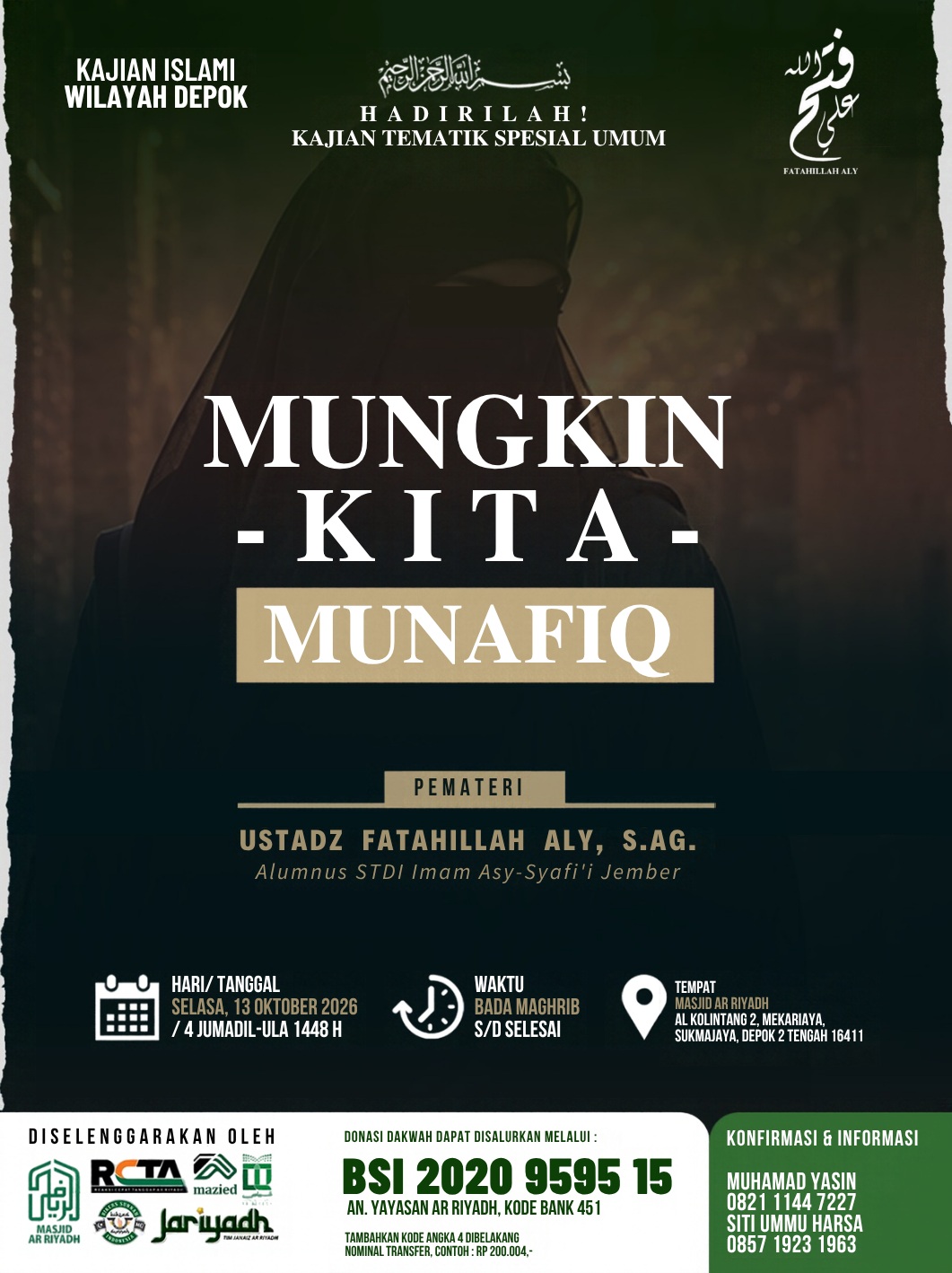 Poster asli dari @mtarriyadh_depok