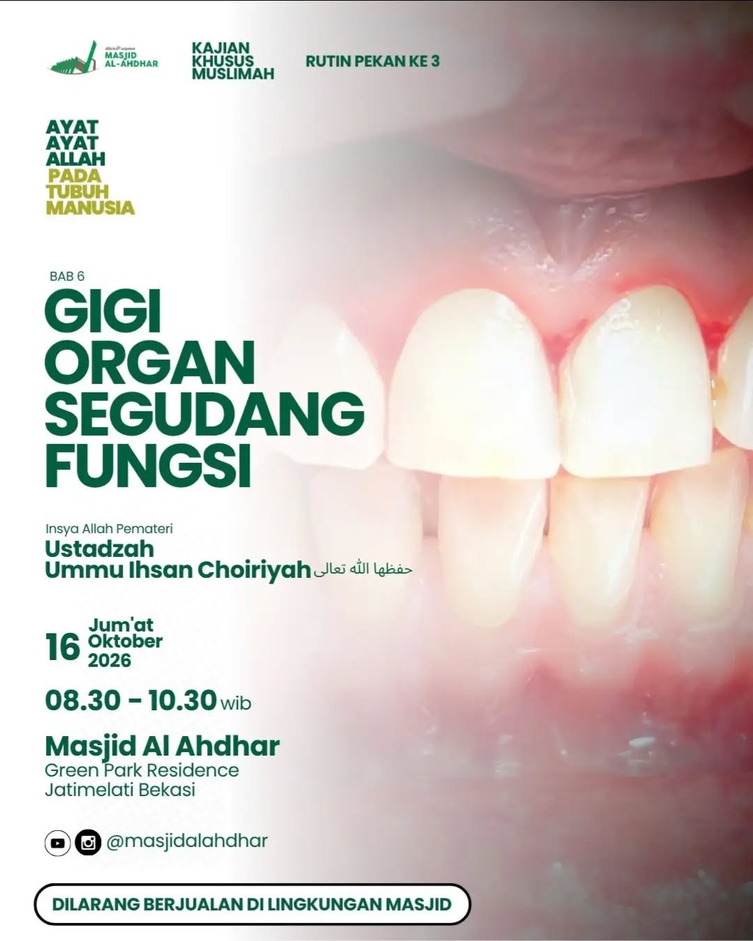 Poster asli dari @masjidalahdhar