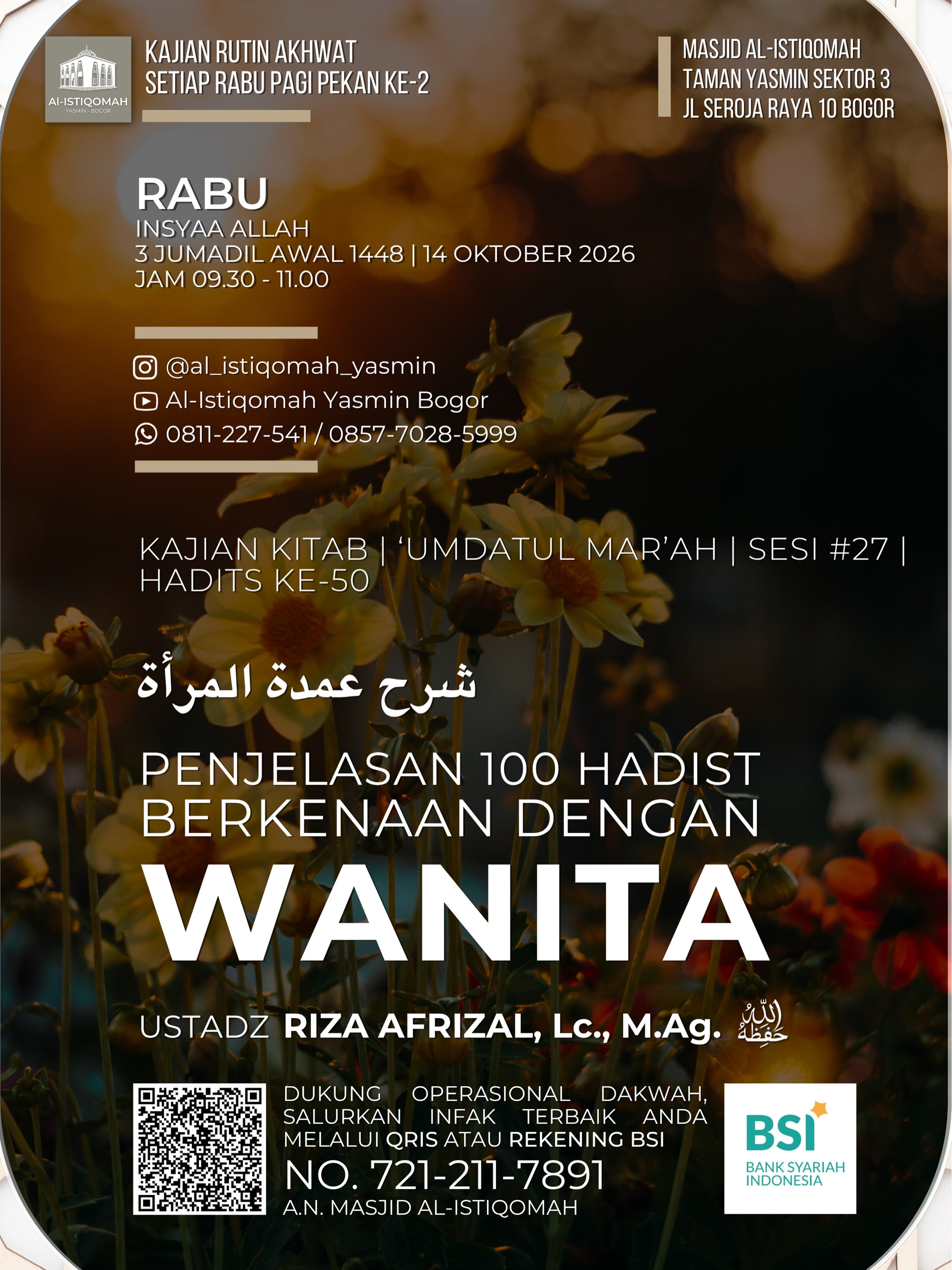 Poster asli dari @al_istiqomah_yasmin