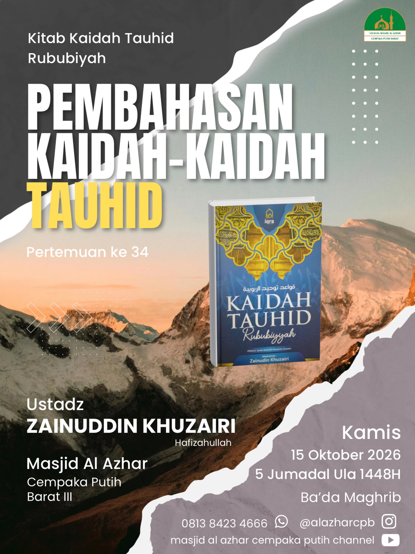 Poster asli dari @alazharcpb