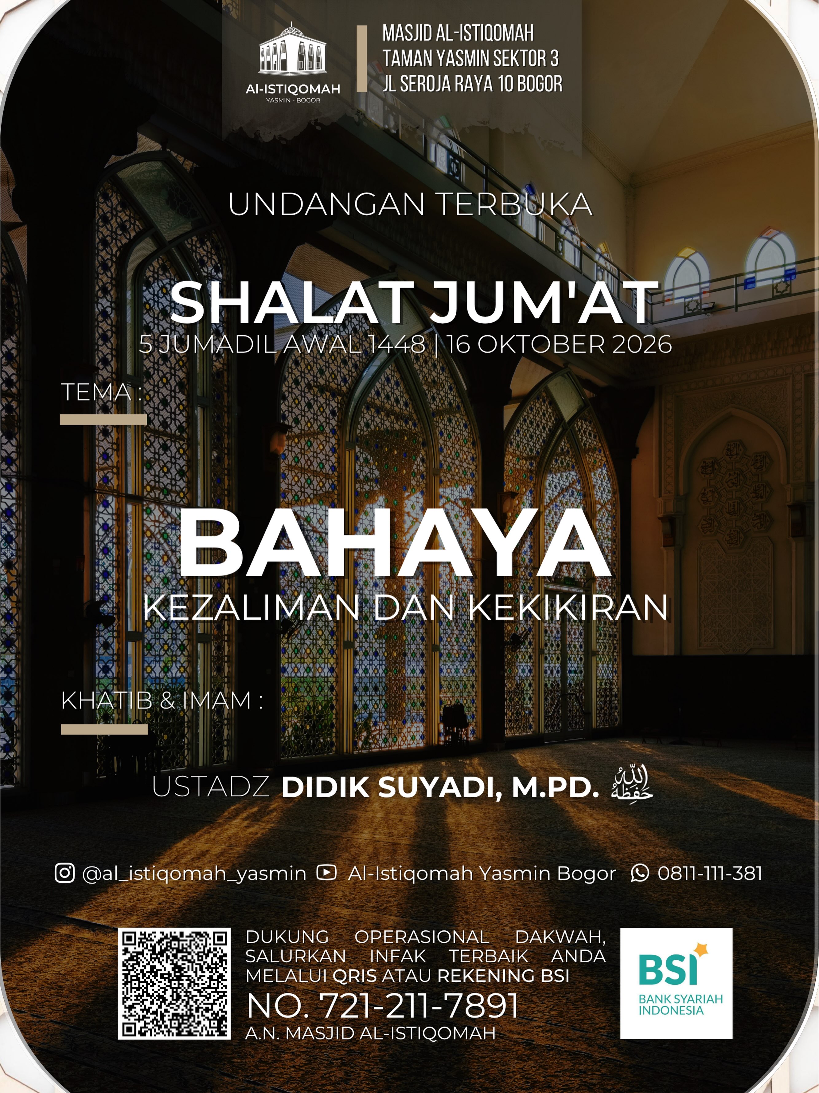 Poster asli dari @al_istiqomah_yasmin