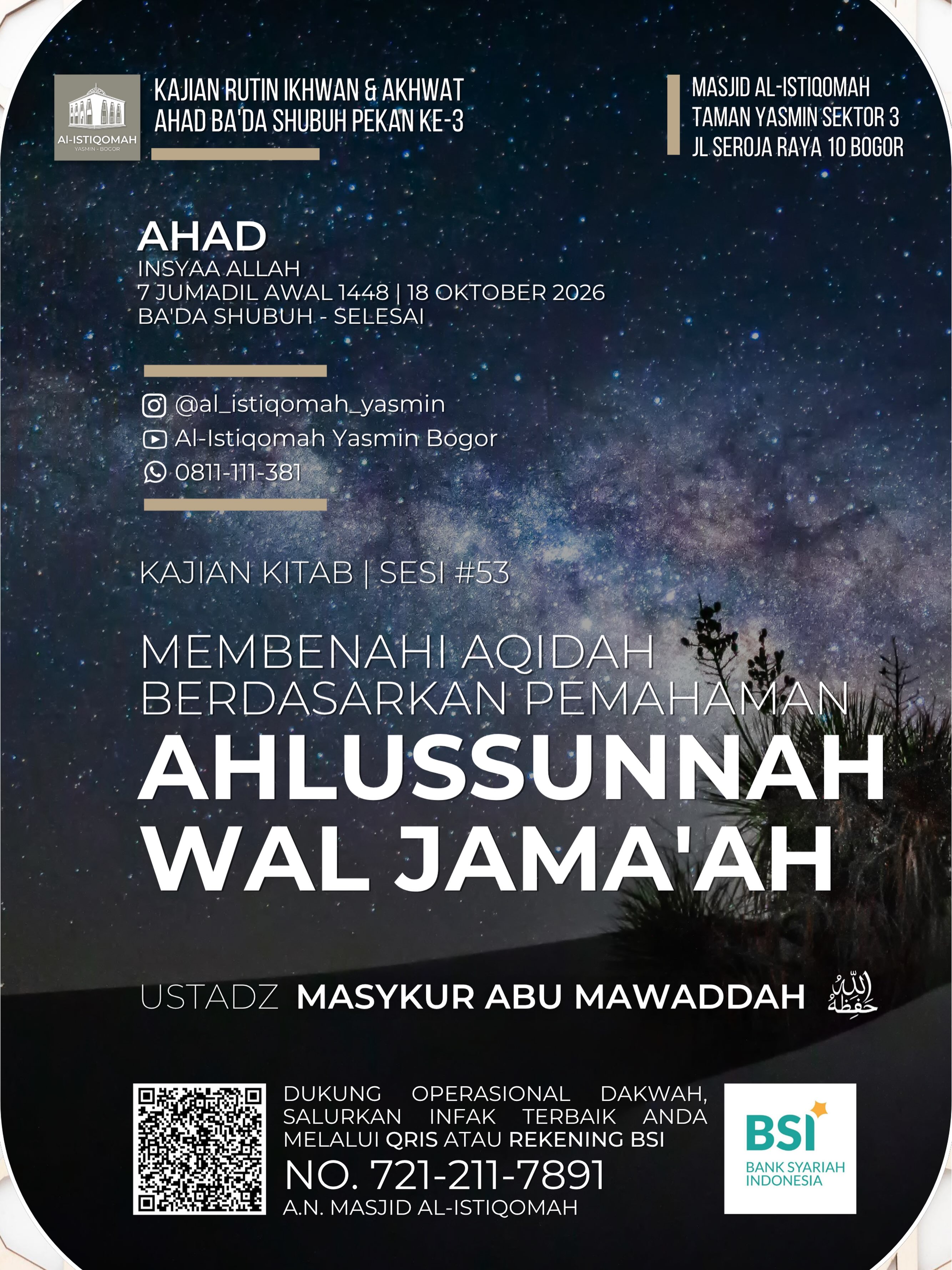 Poster asli dari @al_istiqomah_yasmin