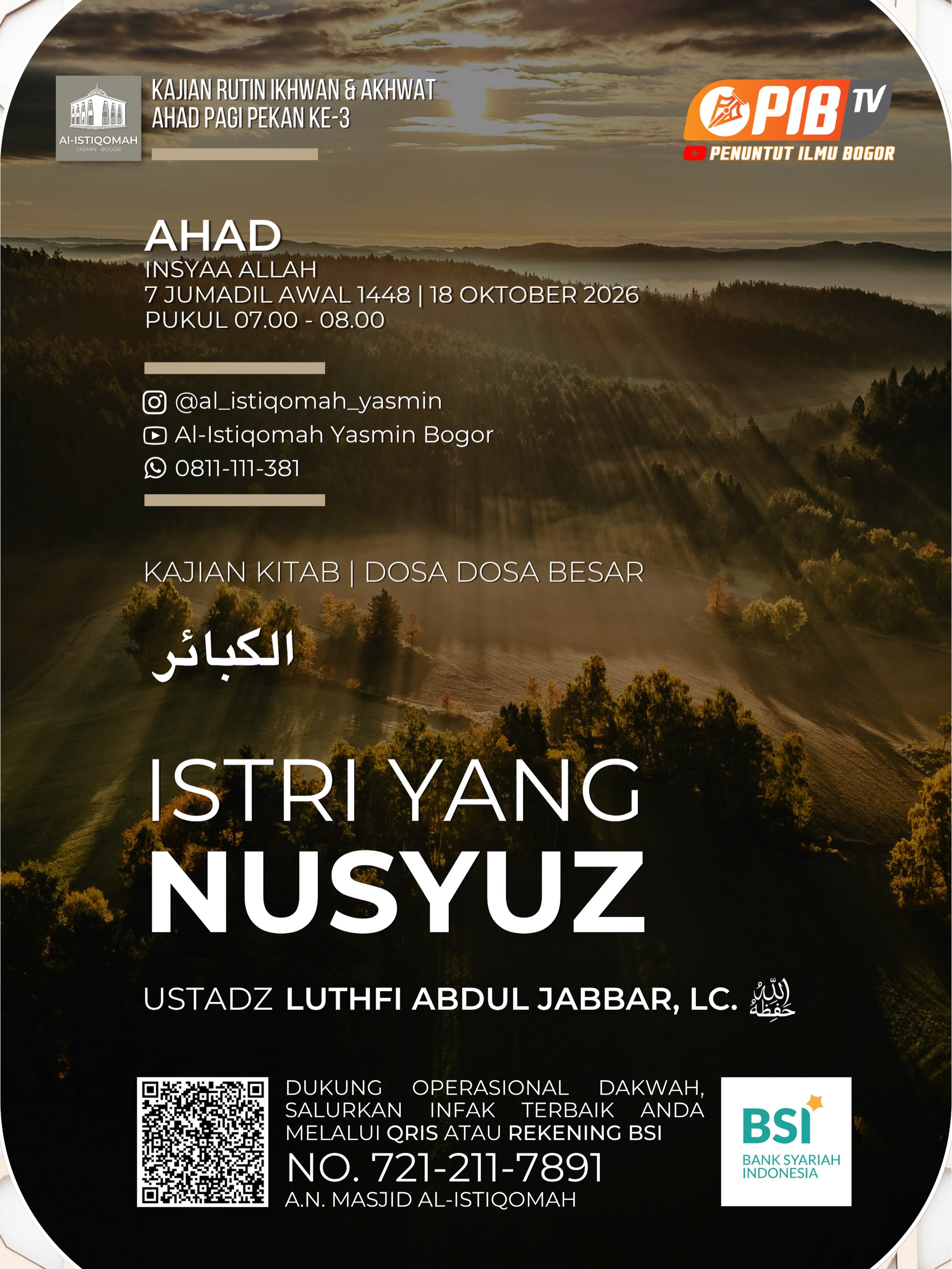 Poster asli dari @al_istiqomah_yasmin