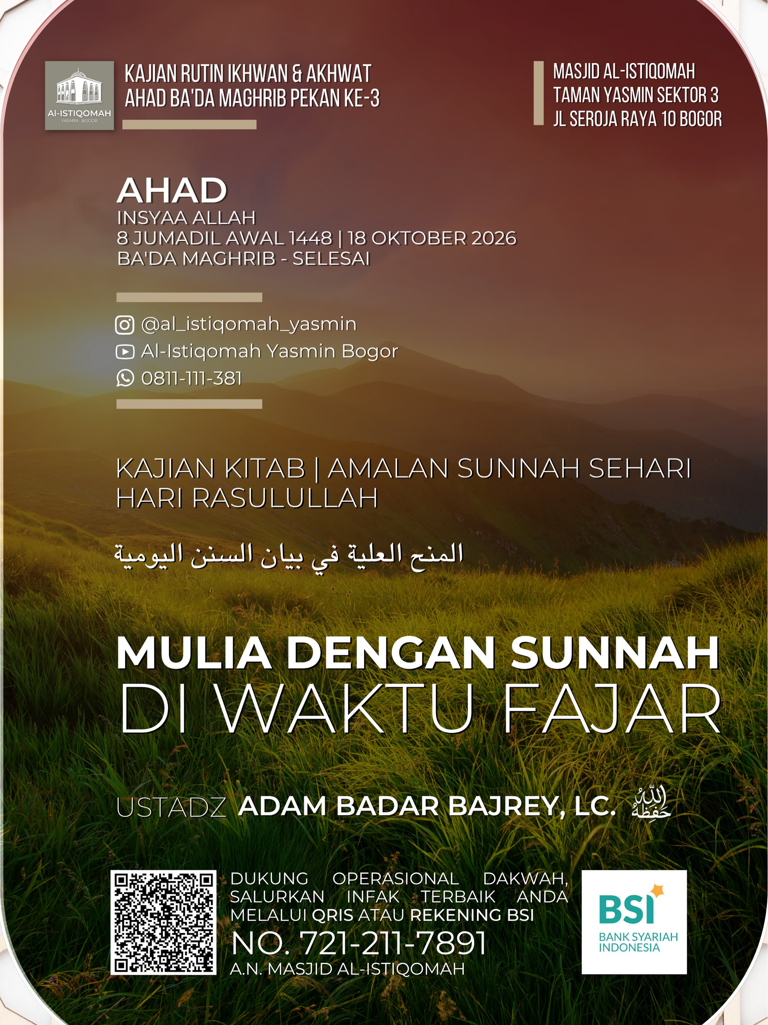 Poster asli dari @al_istiqomah_yasmin