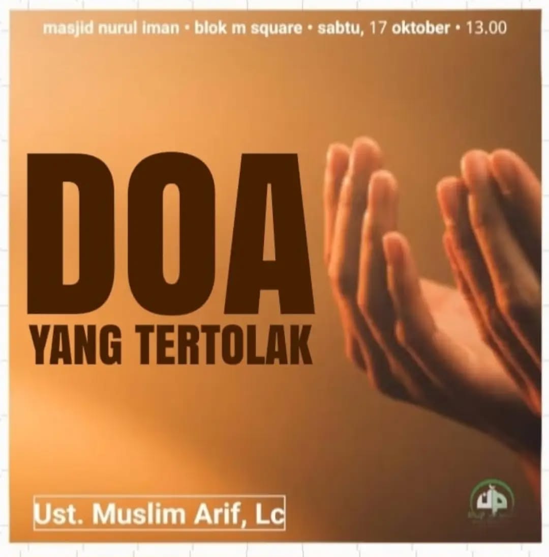 Poster asli dari @masjidnuruliman