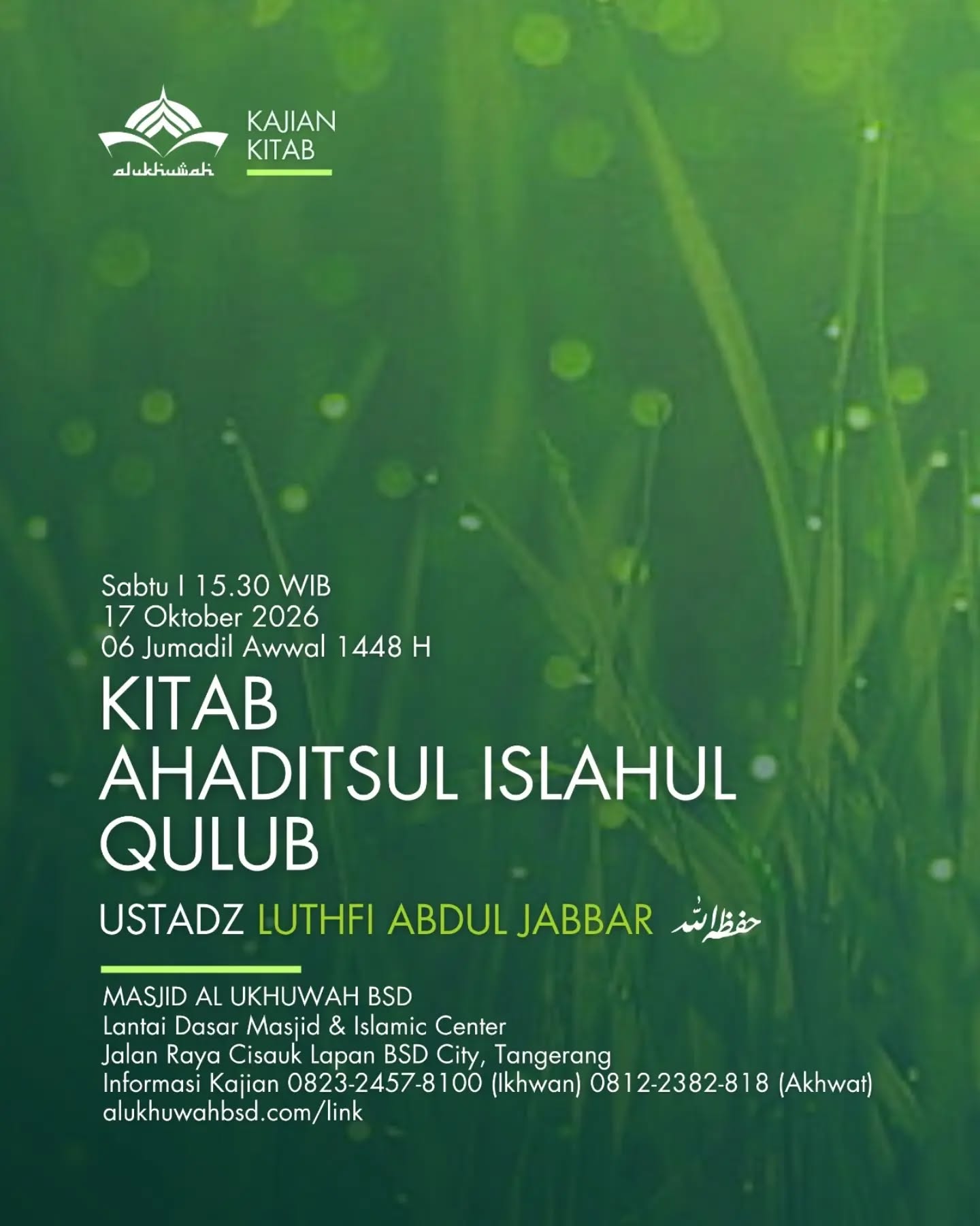 Poster asli dari @masjidalukhuwah