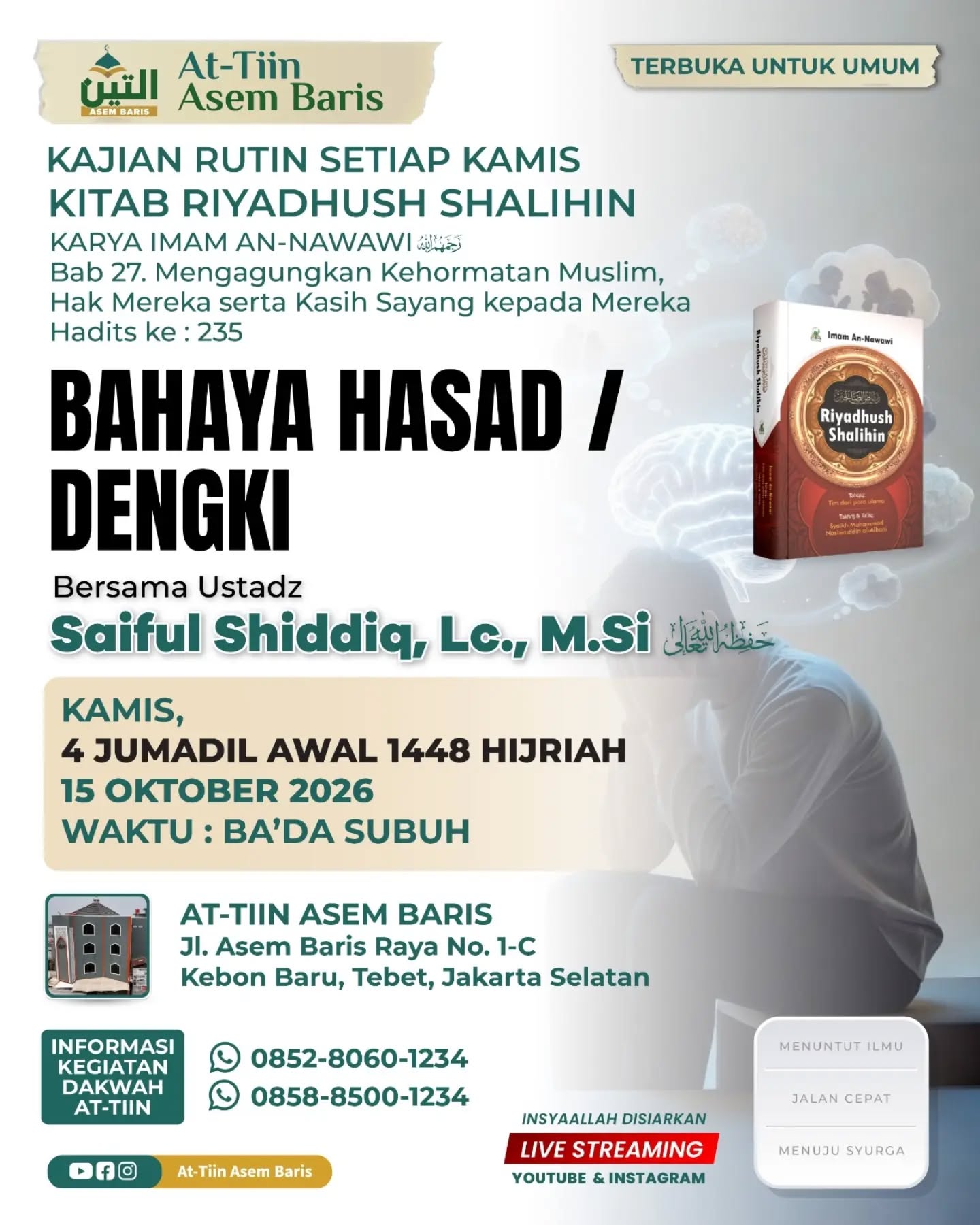 Poster asli dari @masjidattiinasembaris