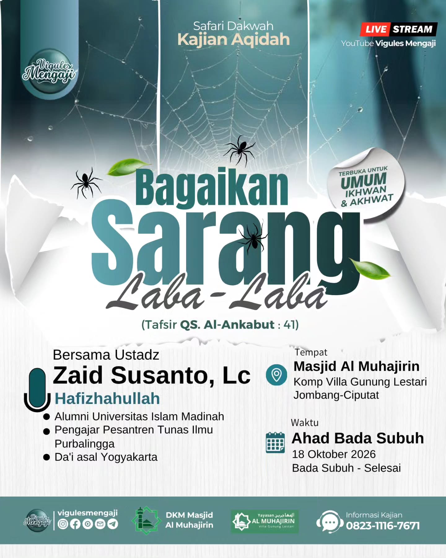 Poster asli dari @vigulesmengaji