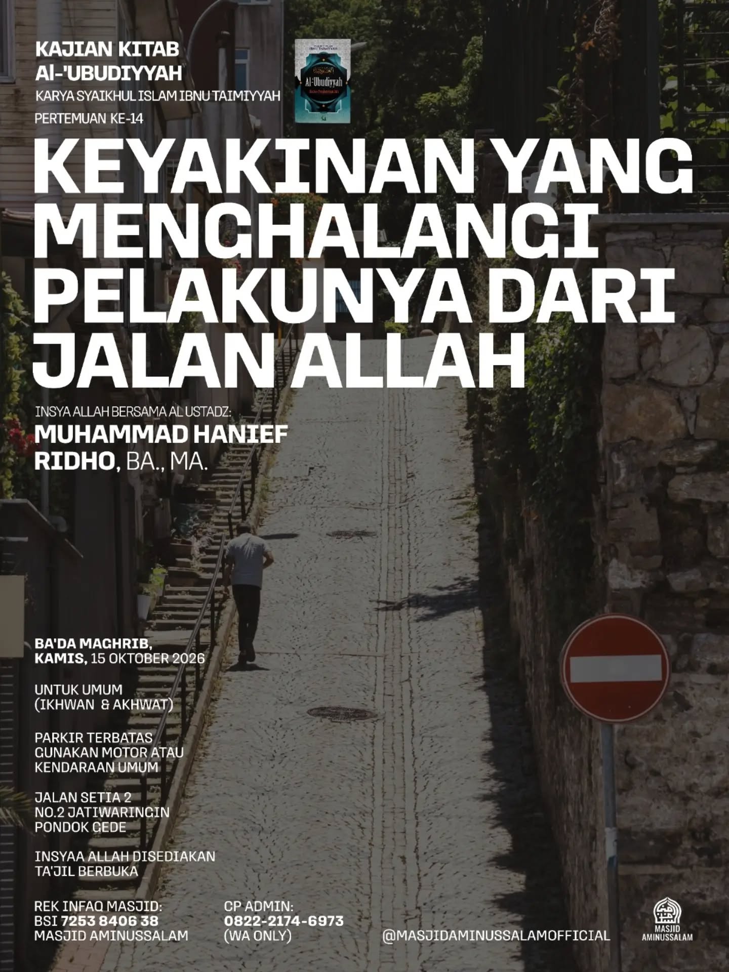 Poster asli dari @masjidaminussalamofficial