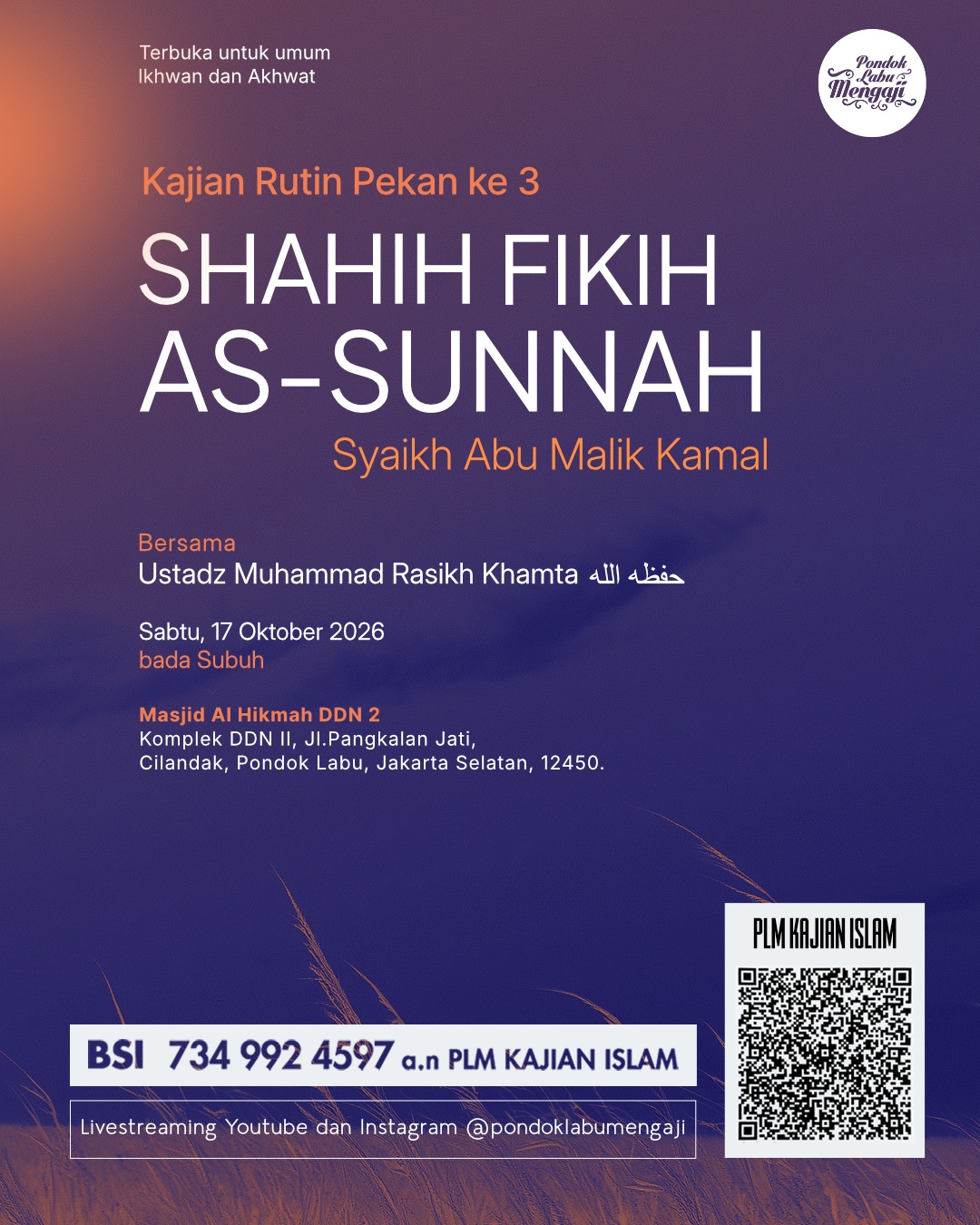 Poster asli dari @pondoklabumengaji
