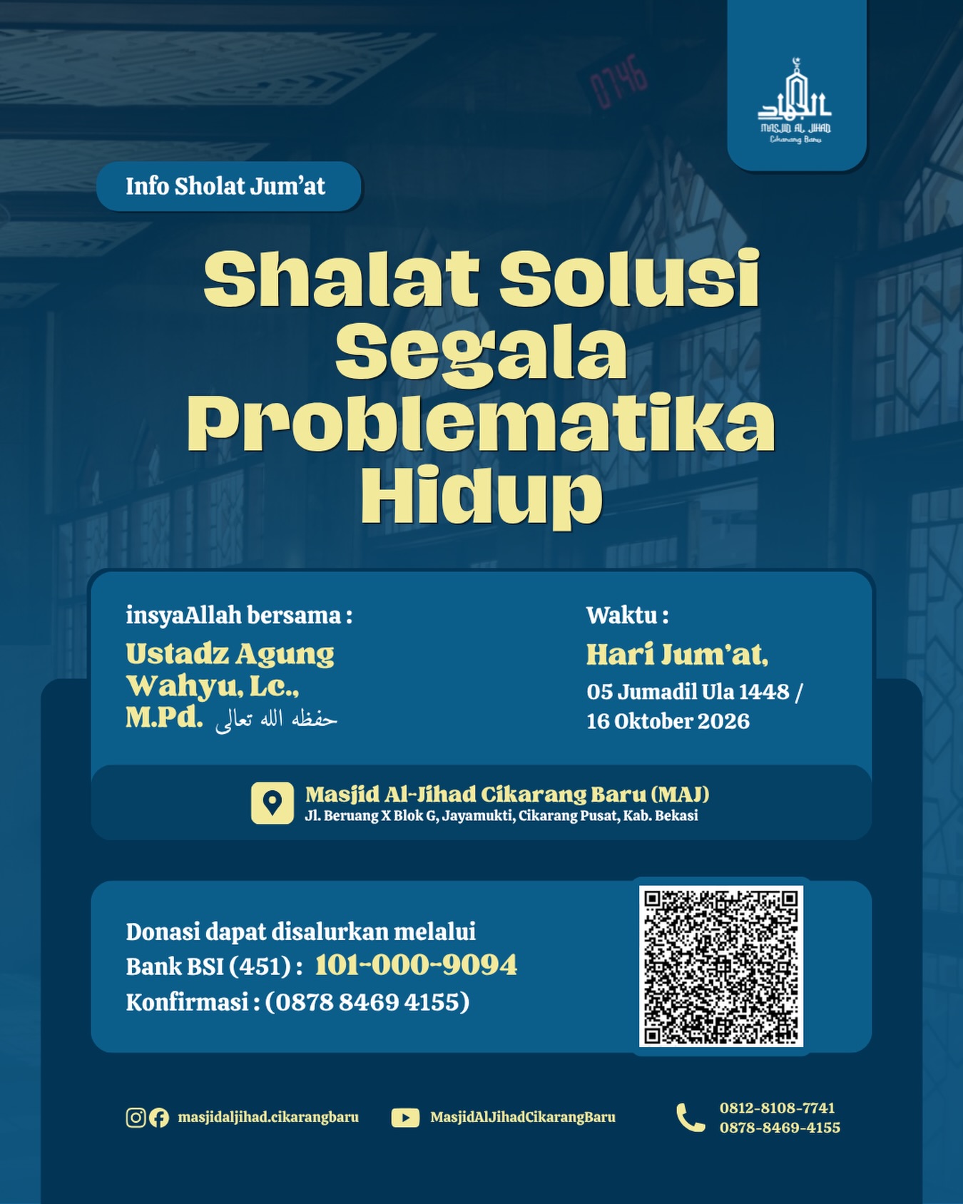 Poster asli dari @masjidaljihad.cikarangbaru