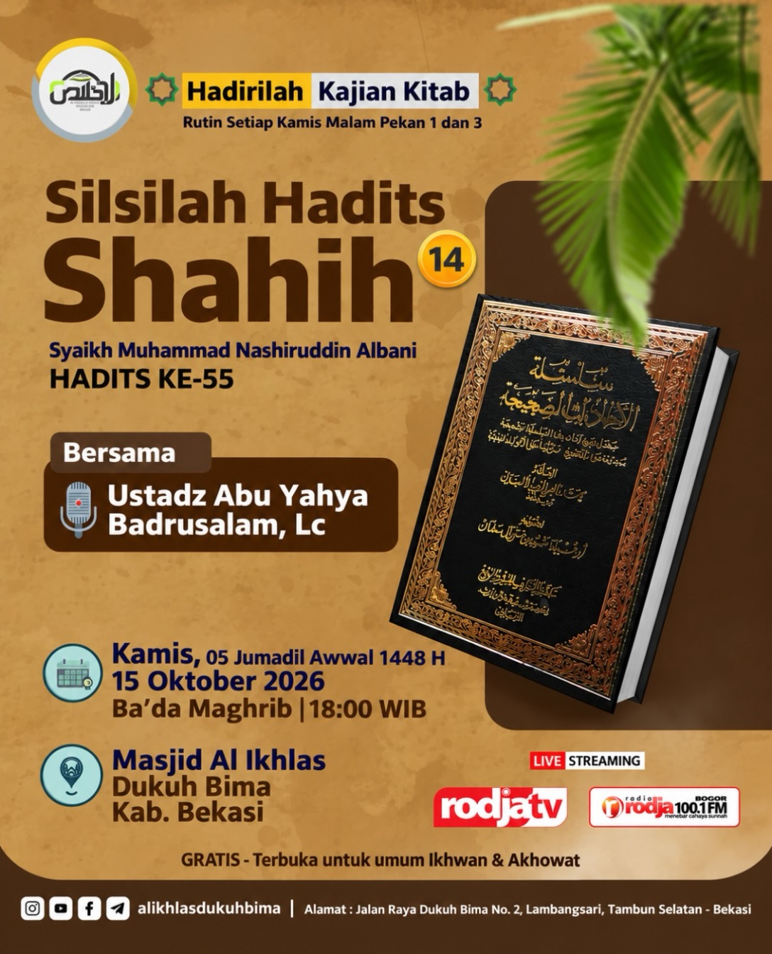 Poster asli dari @alikhlasdukuhbima