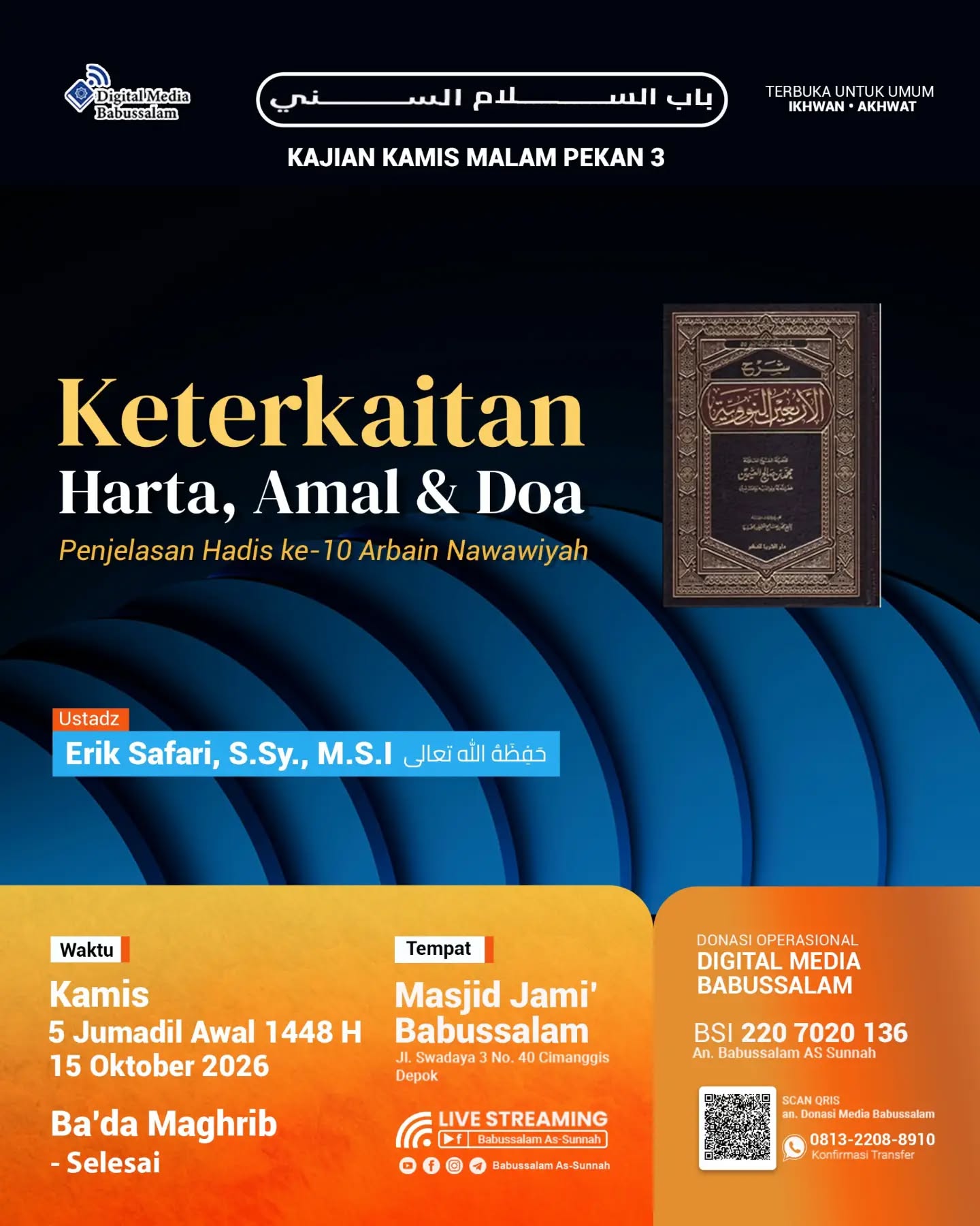 Poster asli dari @babussalam_assunnah