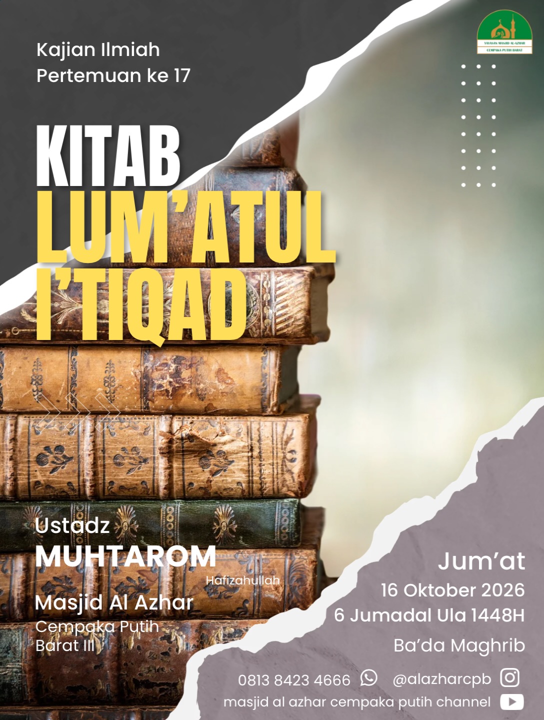 Poster asli dari @alazharcpb