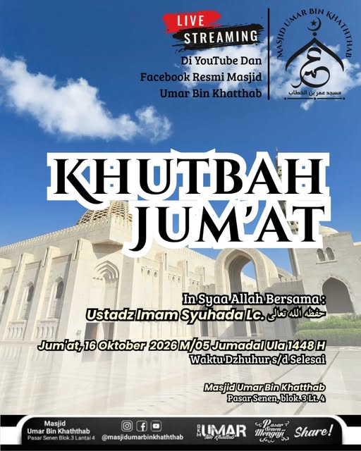 Poster asli dari @masjidumarbinkhaththab