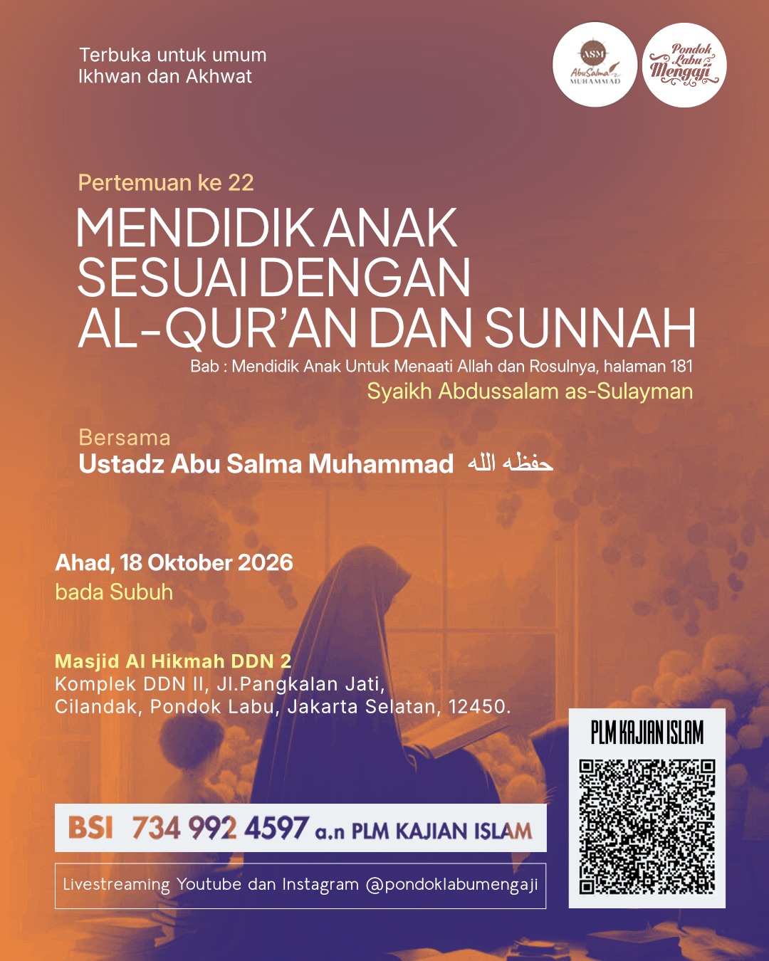 Poster asli dari @pondoklabumengaji