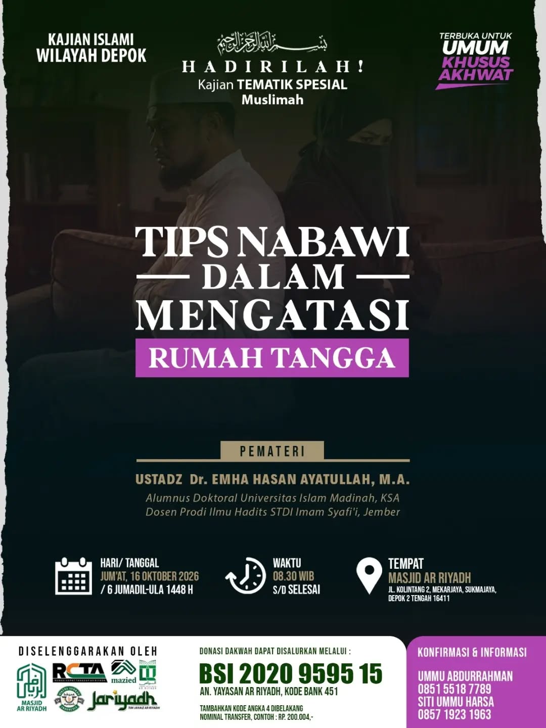 Poster asli dari @mtarriyadh_depok