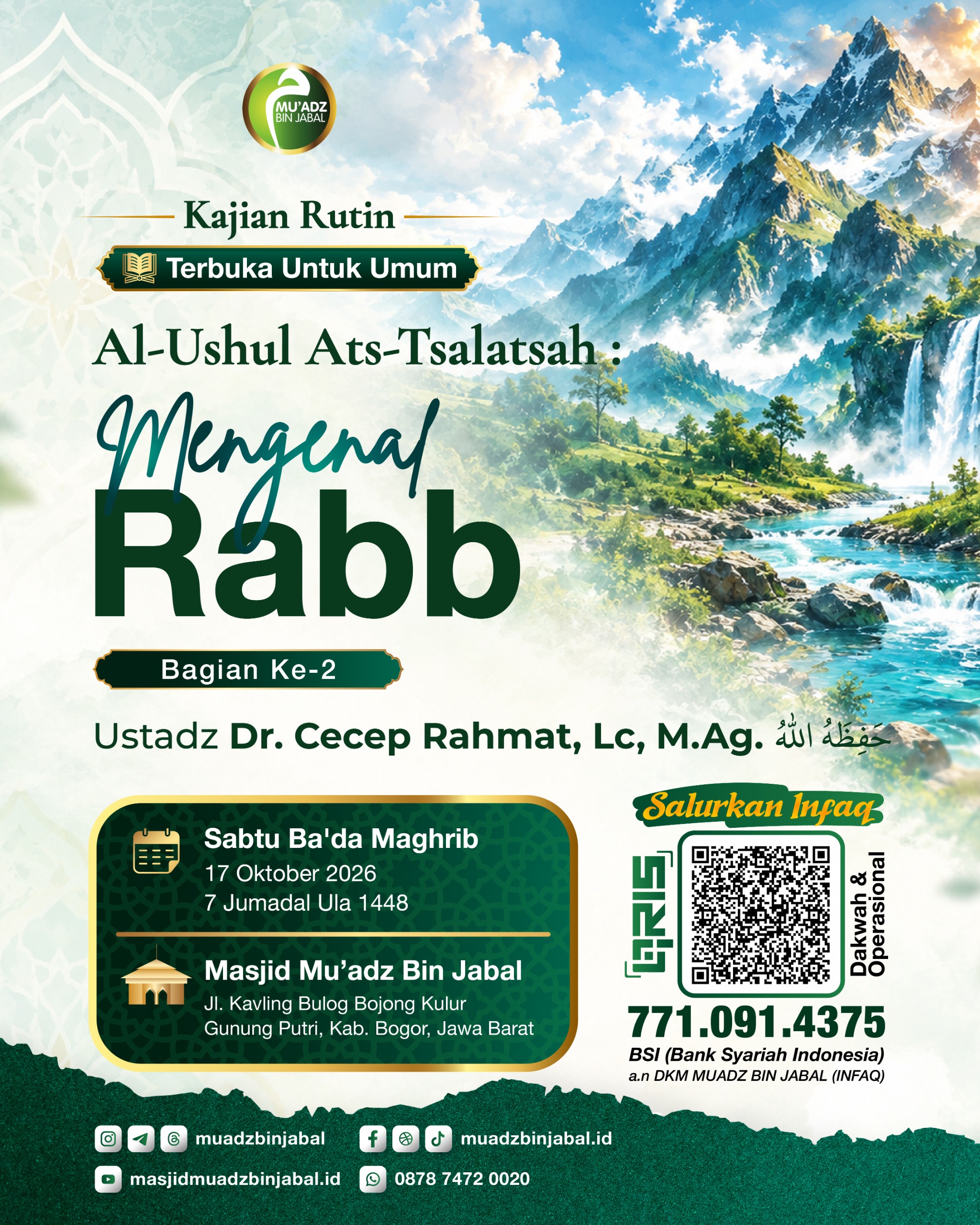 Poster asli dari @muadzbinjabal