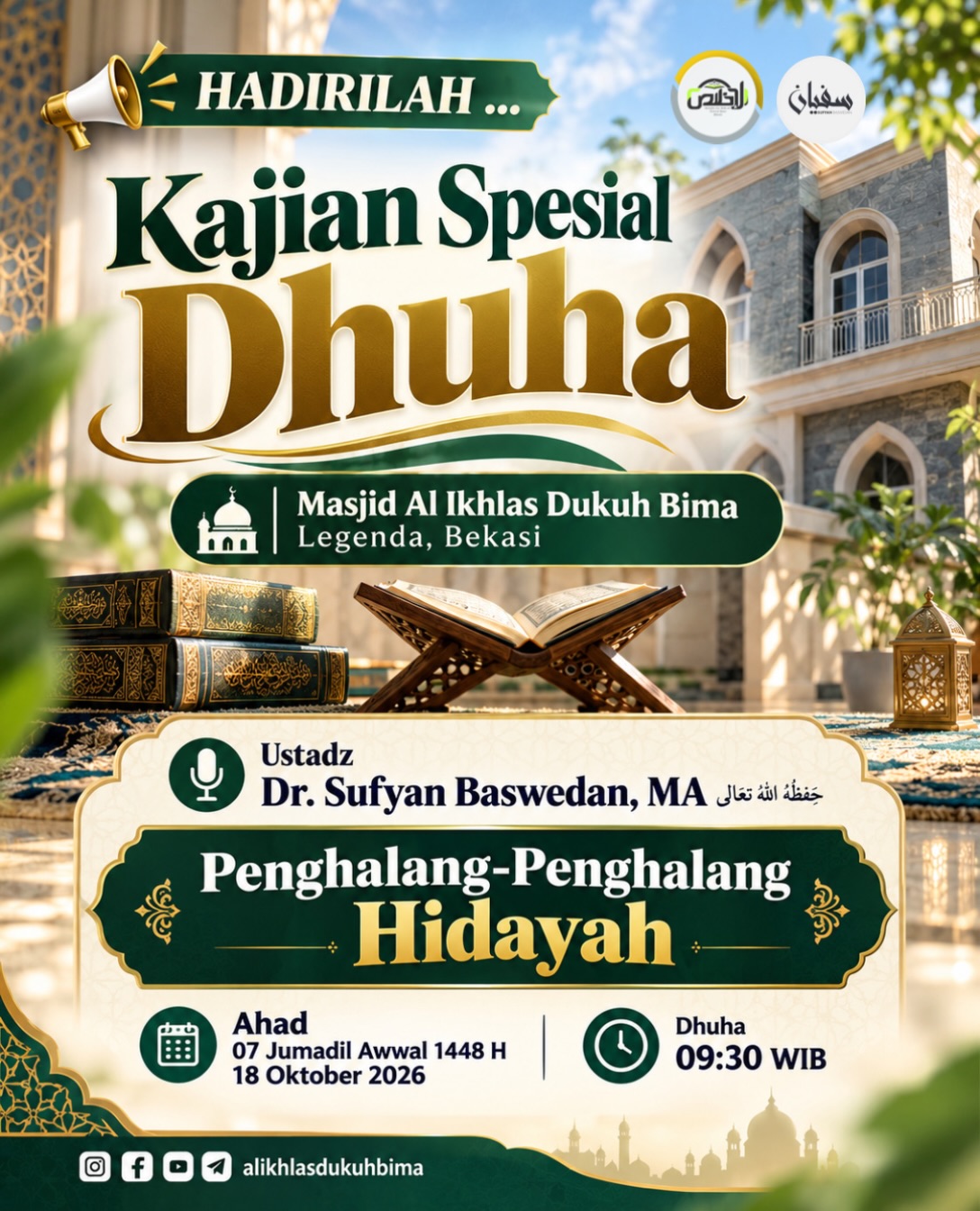 Poster asli dari @alikhlasdukuhbima
