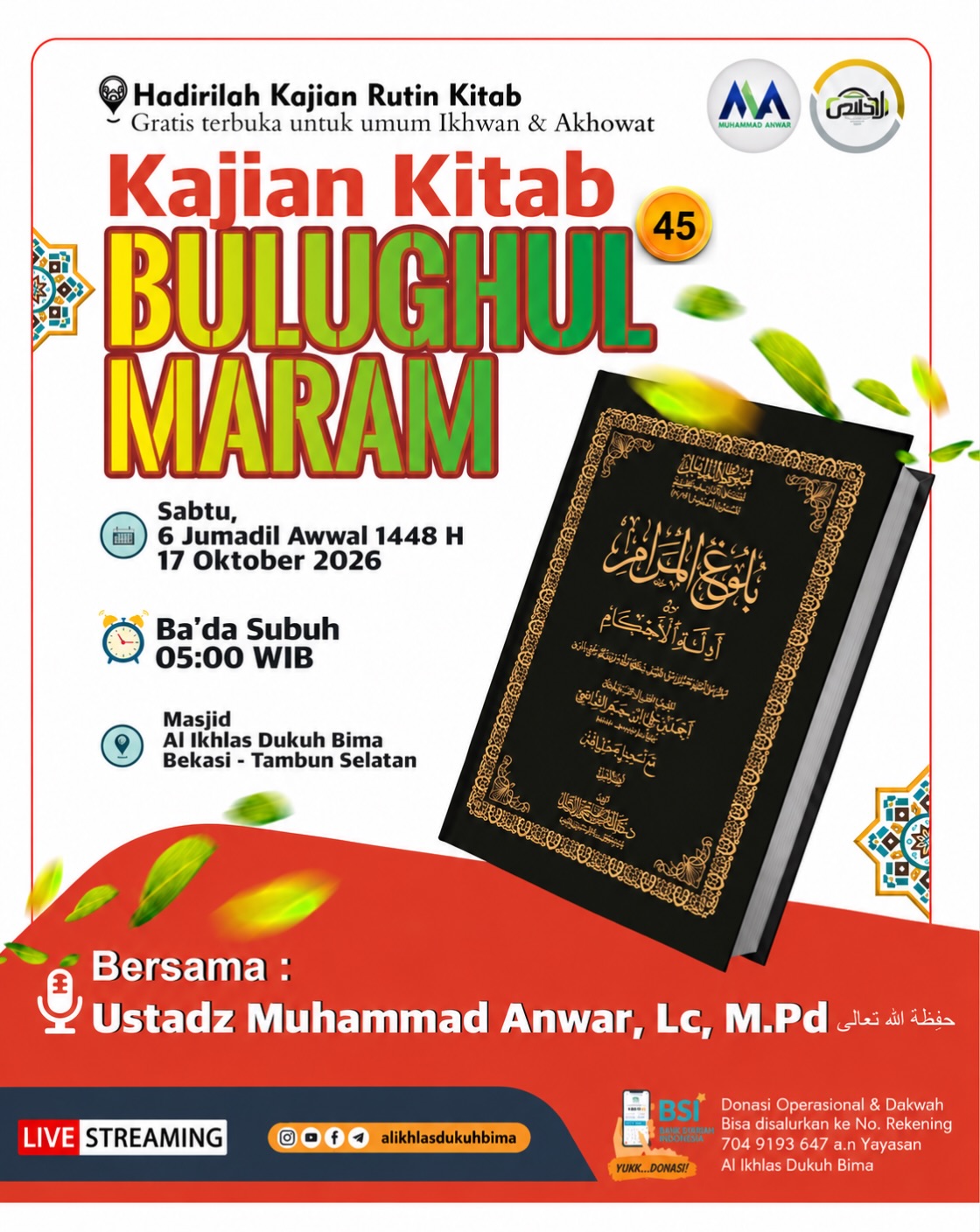 Poster asli dari @alikhlasdukuhbima