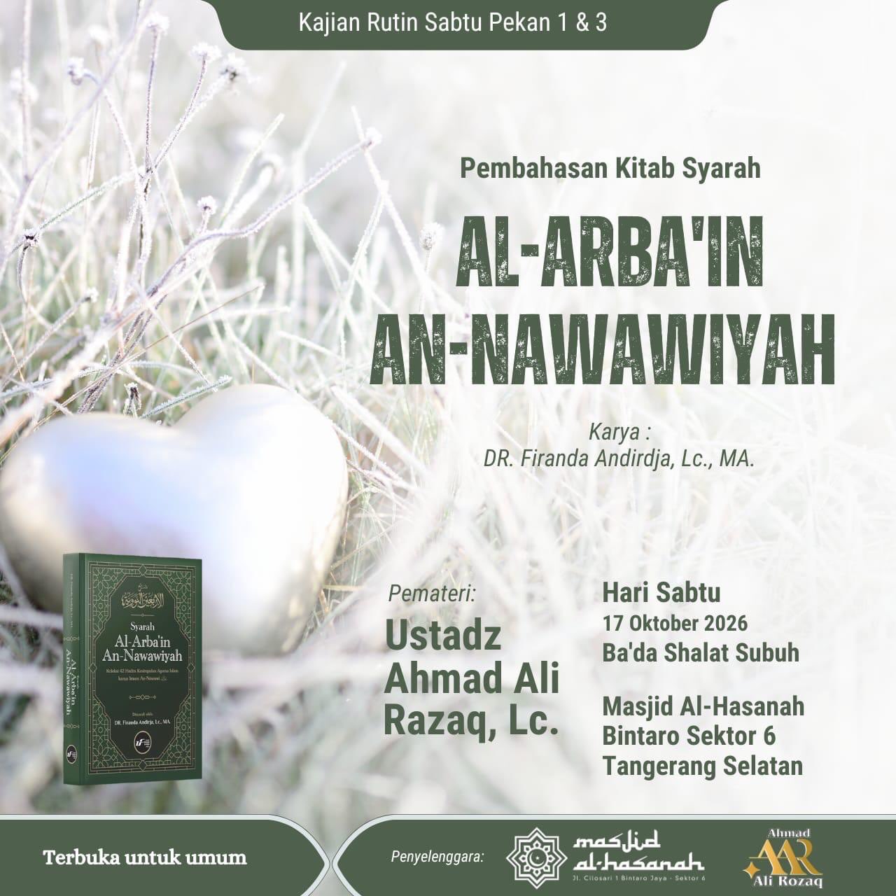 Poster asli dari @masjidalhasanahbintaro