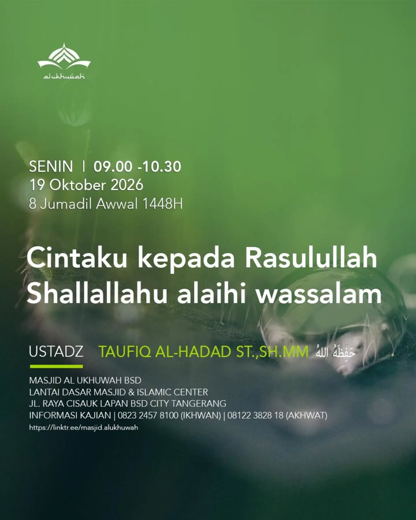 Poster asli dari @masjidalukhuwah