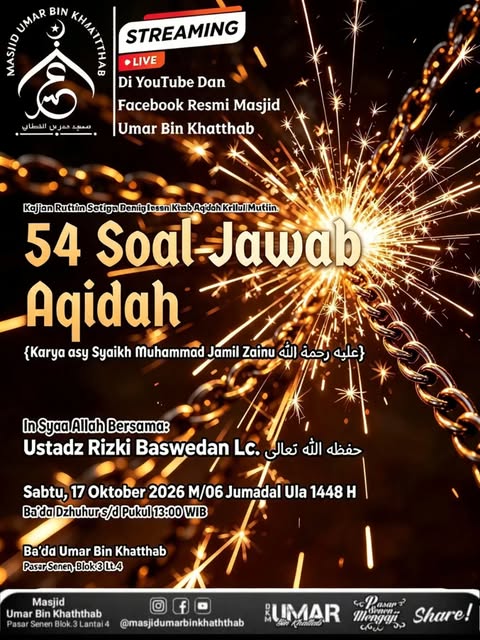 Poster asli dari @masjidumarbinkhaththab