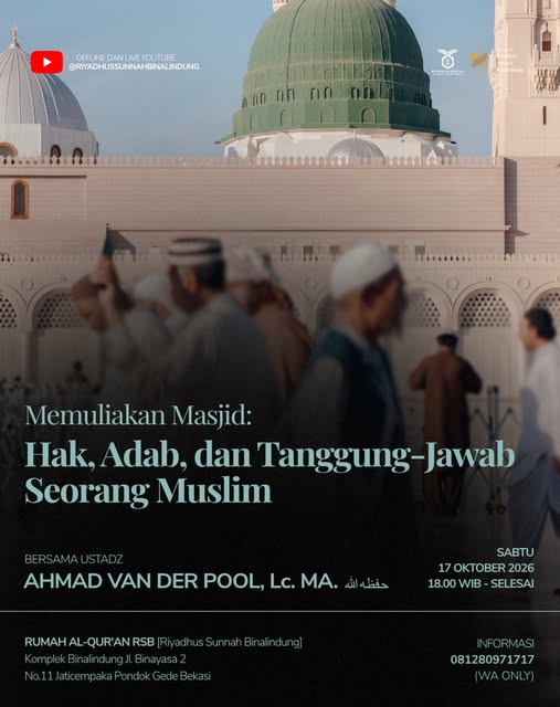 Poster asli dari @riyadhusunnahbinalindung