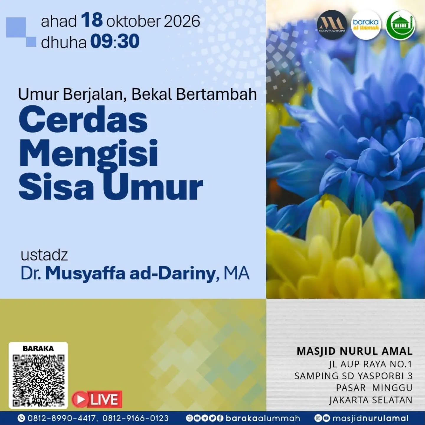 Poster asli dari @masjidnurulamal