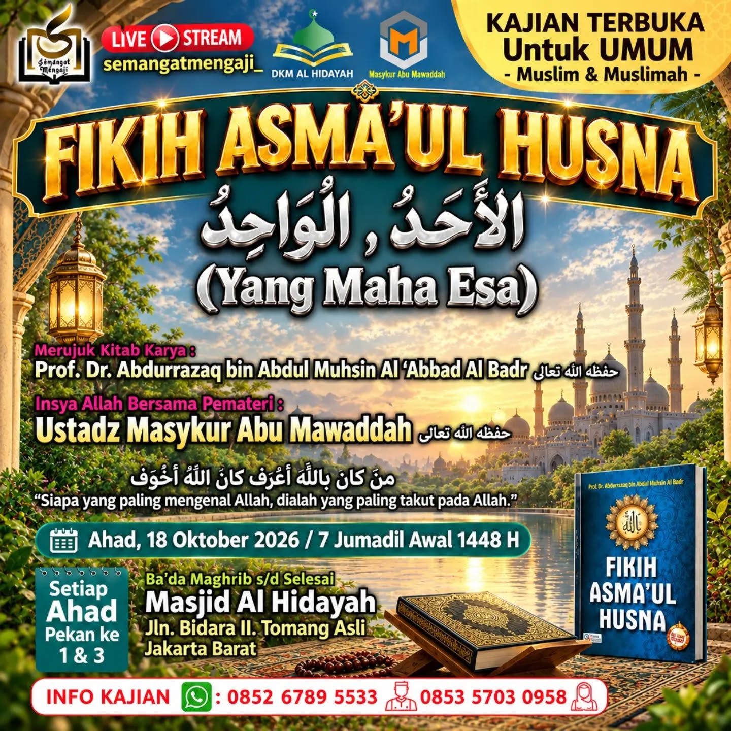 Poster asli dari @alhidayah_tomang