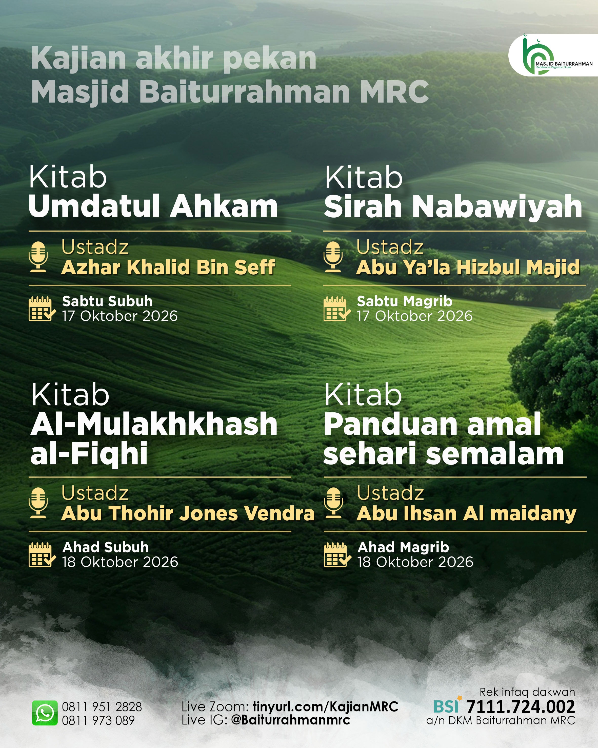 Poster asli dari @baiturrahmanmrc