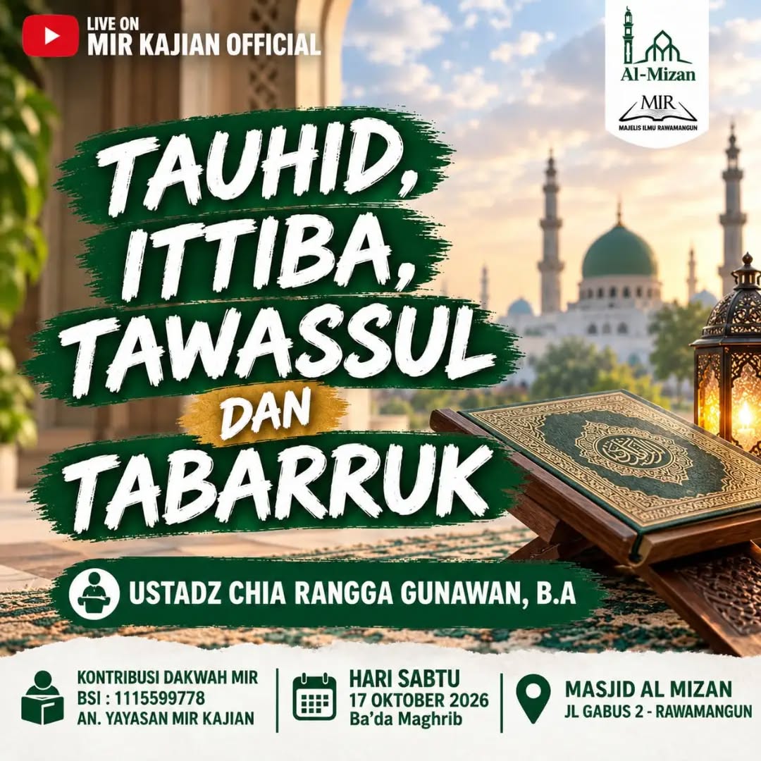 Poster asli dari @mir_kajian_official