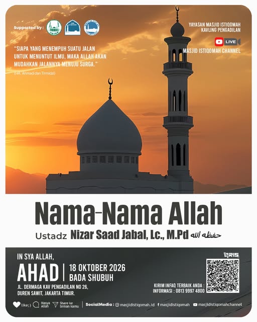 Poster asli dari @masjidistiqomah.id