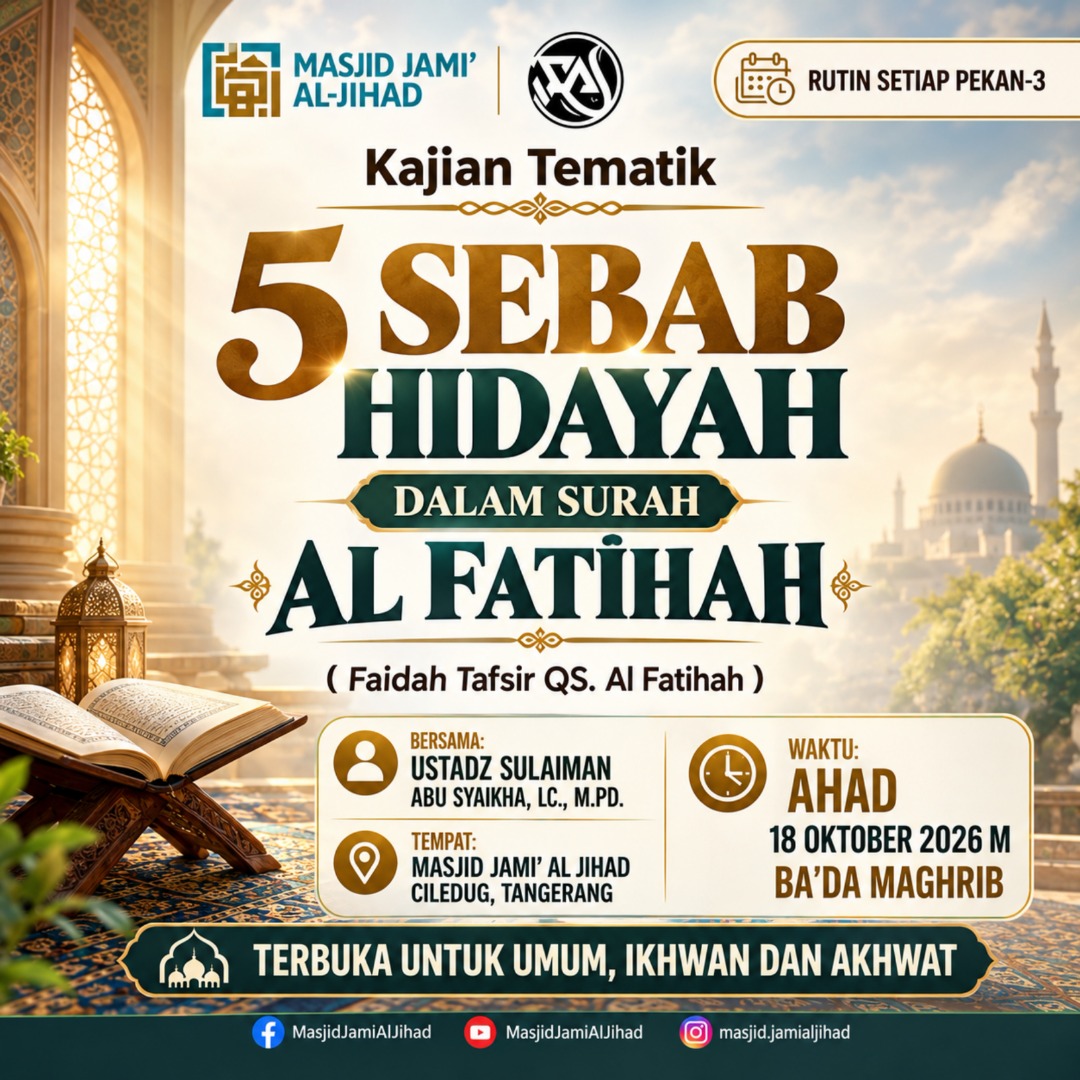 Poster asli dari @masjid.jamialjihad