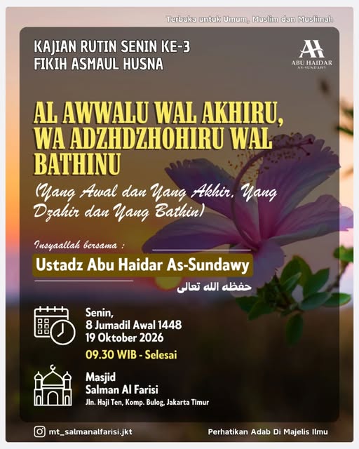 Poster asli dari @mt_salmanalfarisi.jkt